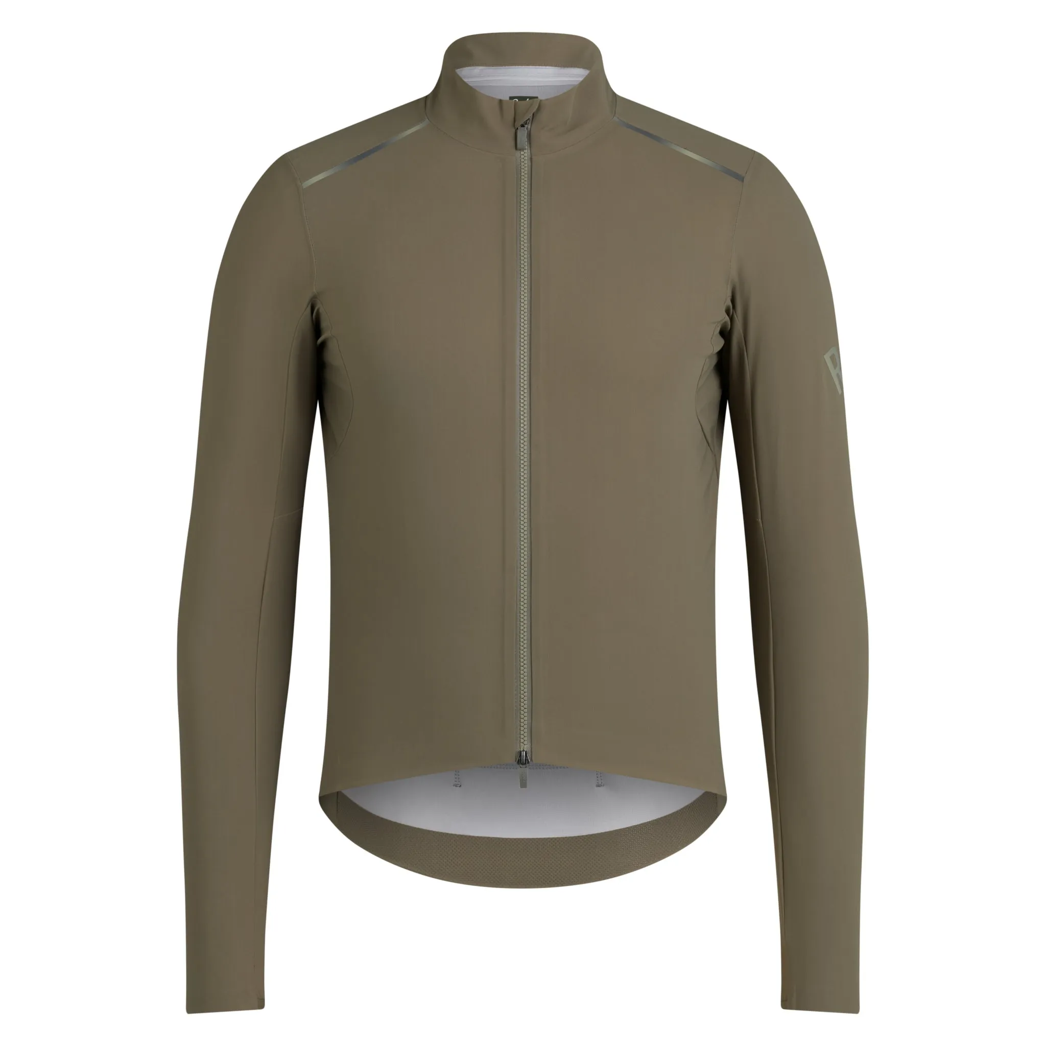 RAPHA Men's Pro Team Long Sleeve Shadow Jersey - Verde Musgo/Blanco