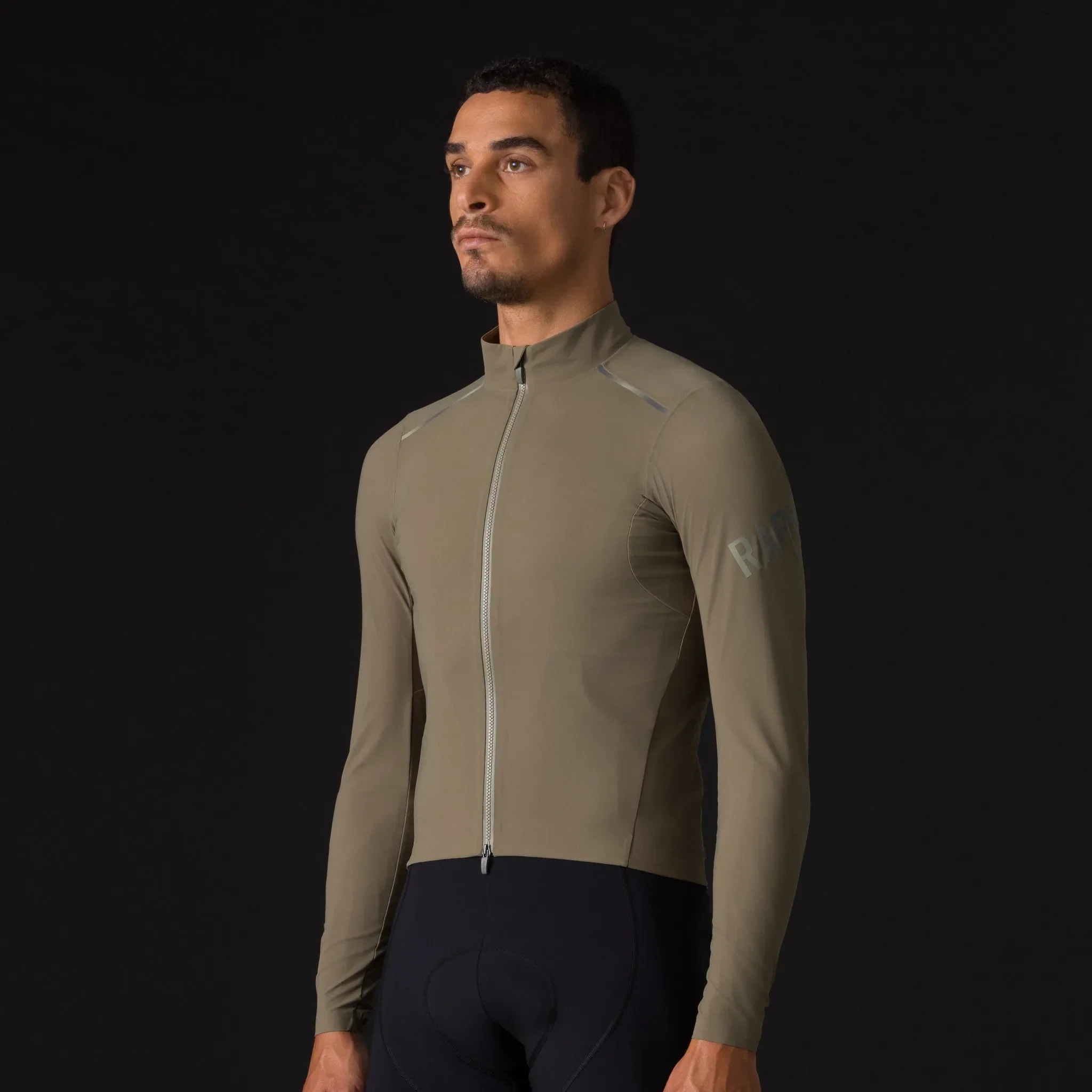 RAPHA Men's Pro Team Long Sleeve Shadow Jersey - Verde Musgo/Blanco - Image 4
