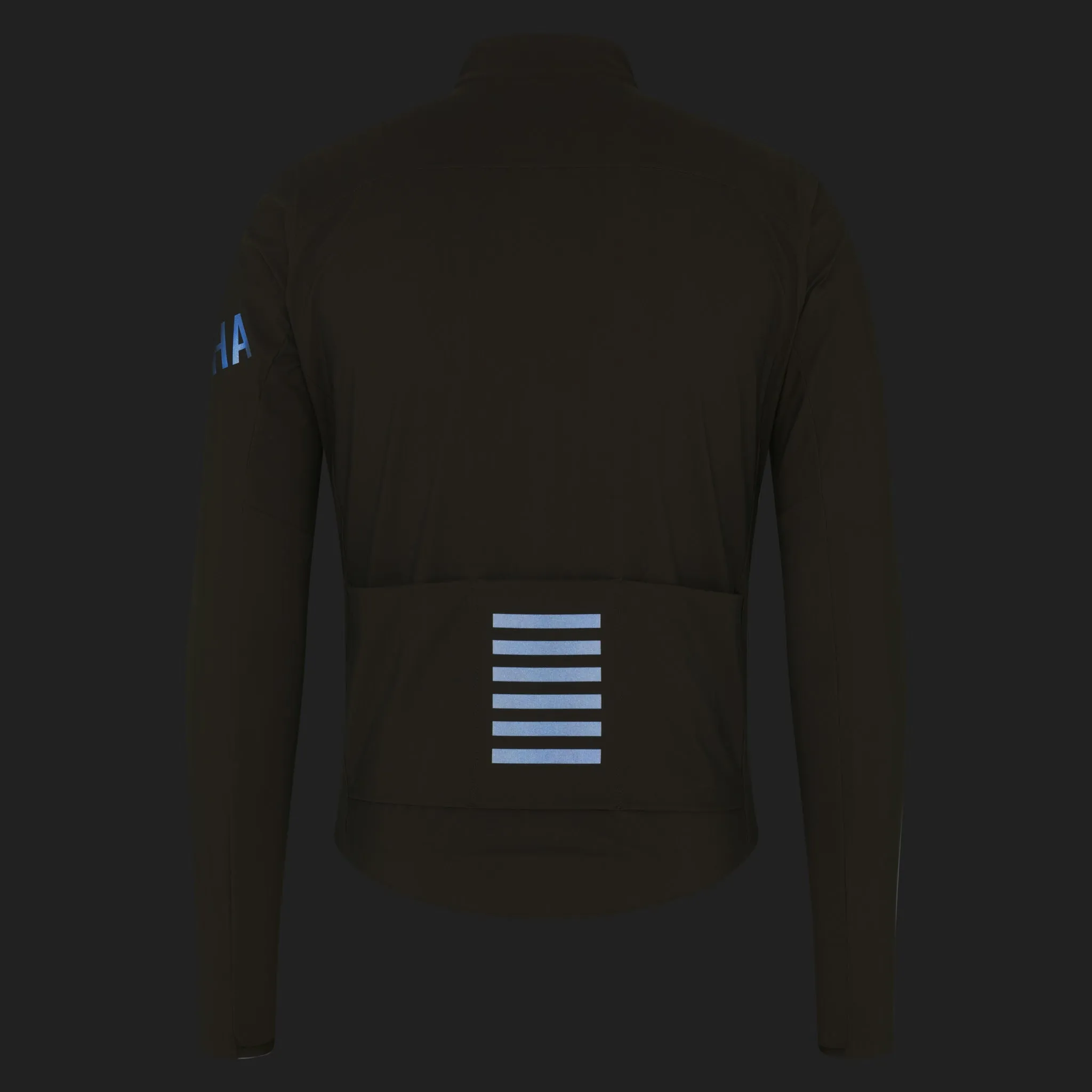 RAPHA Men's Pro Team Long Sleeve Shadow Jersey - Verde Musgo/Blanco - Image 8