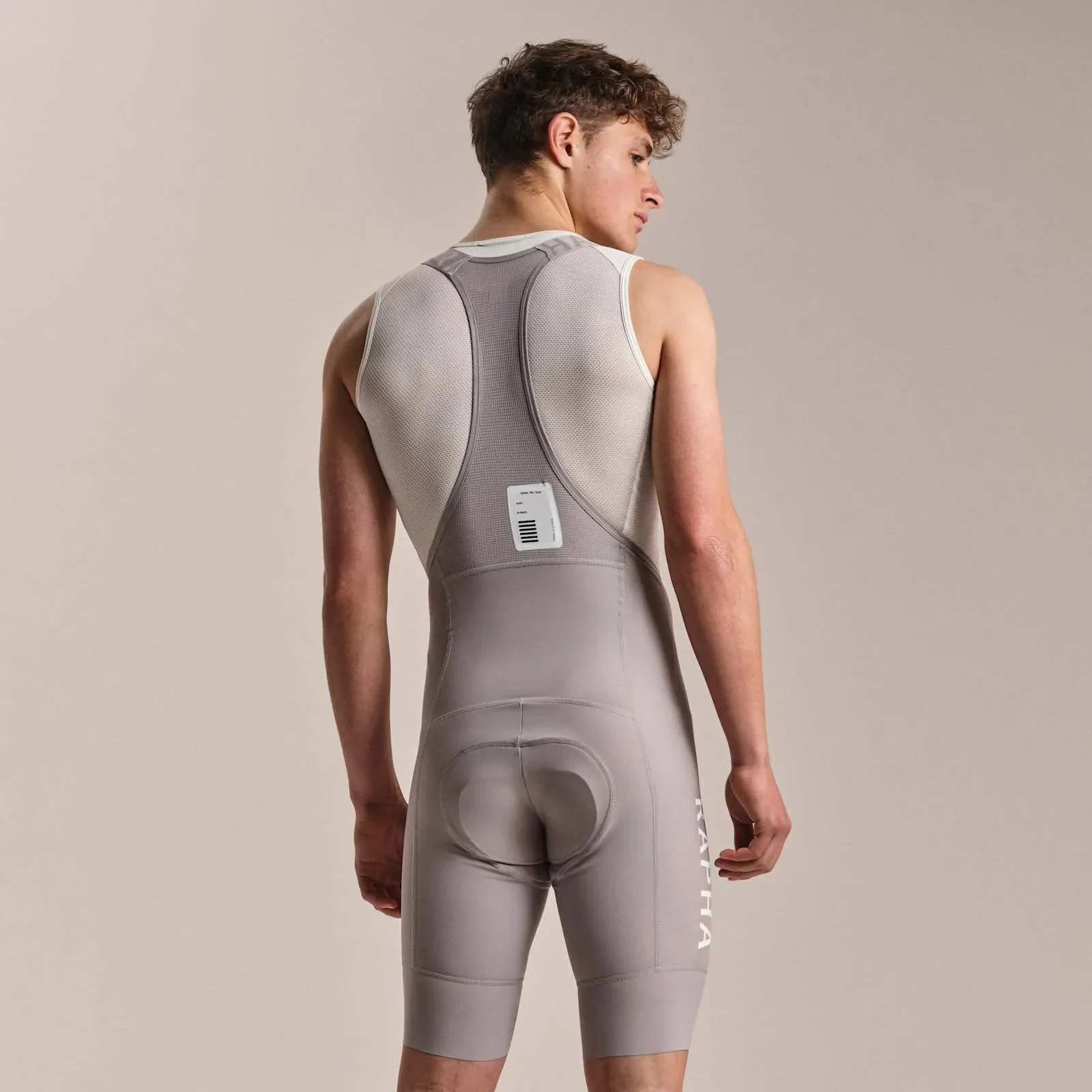 RAPHA  Men's Pro Team Training Bib Shorts II Regular - Smoky Silver/Smoky Silver - Image 4
