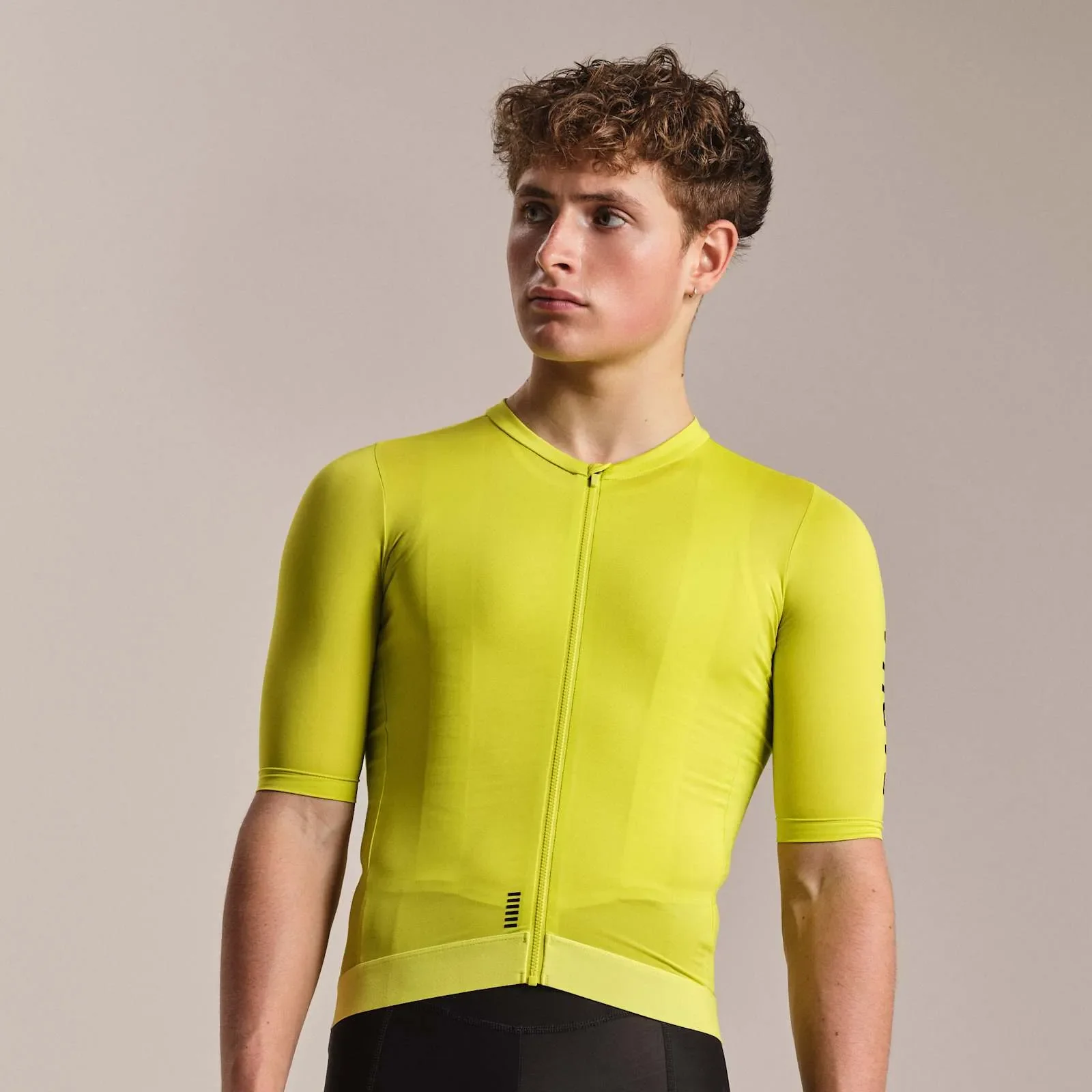 RAPHA Men's Pro Team Training Jersey III - Chartreuse/Black - Image 3