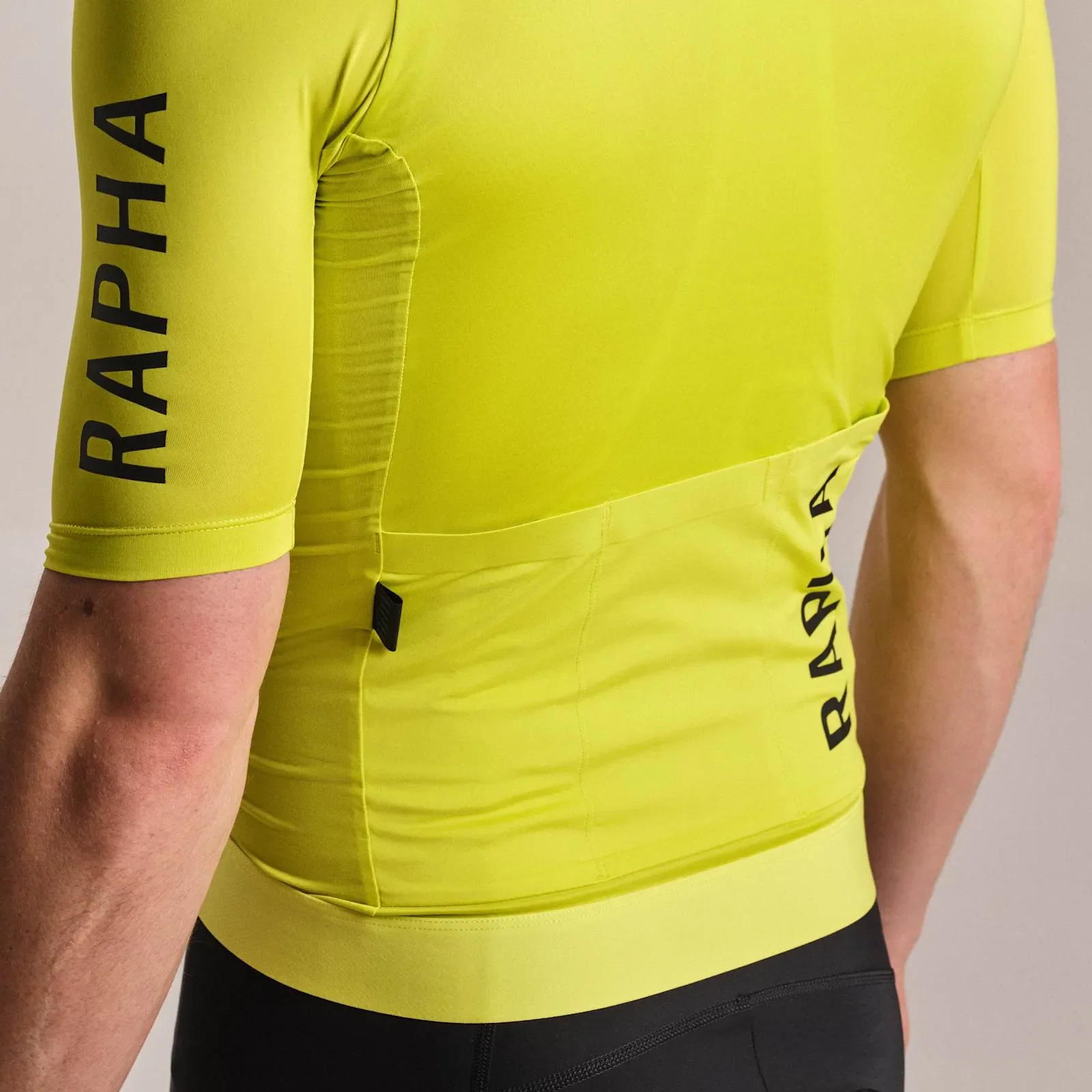 RAPHA Men's Pro Team Training Jersey III - Chartreuse/Black - Image 5