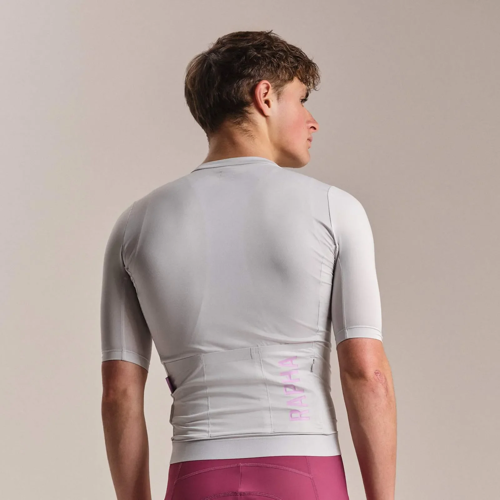 RAPHA  Men's Pro Team Training Jersey III - Silver/Quartz - Image 4