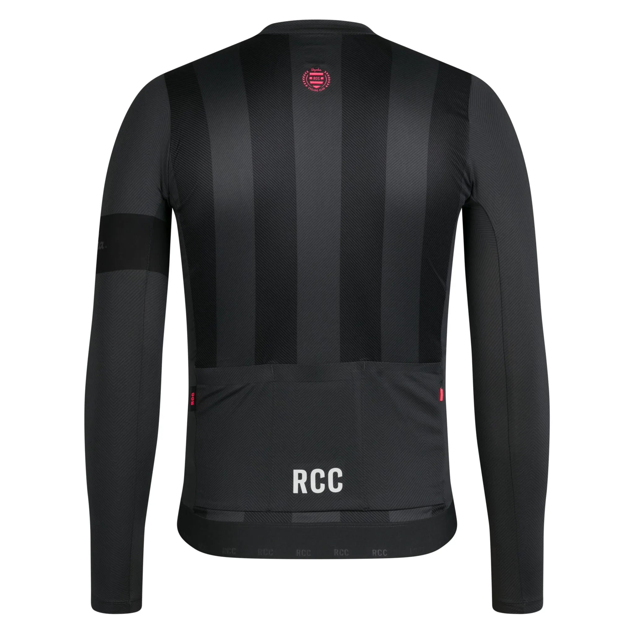 RAPHA Men's RCC Pro Team Long Sleeve Lightweight Jersey - Stealth/Black - Image 2