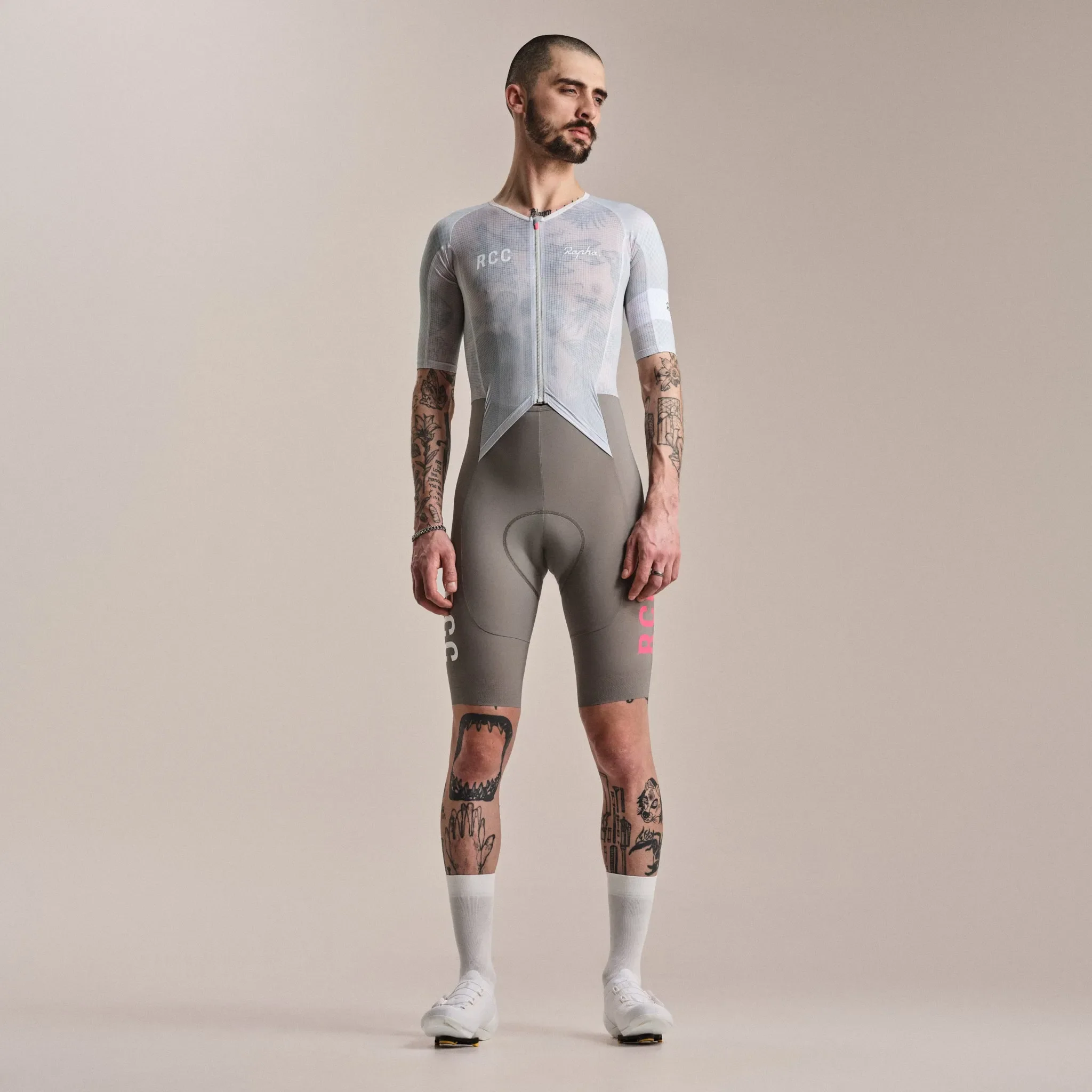 RAPHA Men's RCC Summer Roadsuit - Fog/Smoke - Image 3