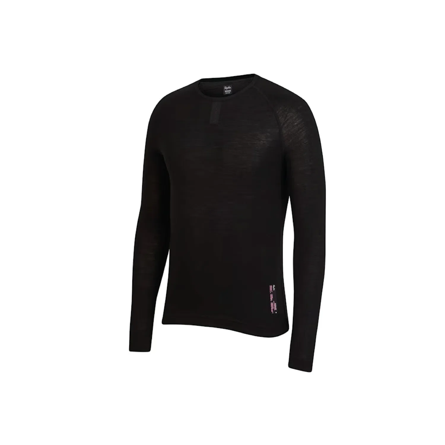 RAPHA Merino Base Layer Long Sleeve - Black - Image 3