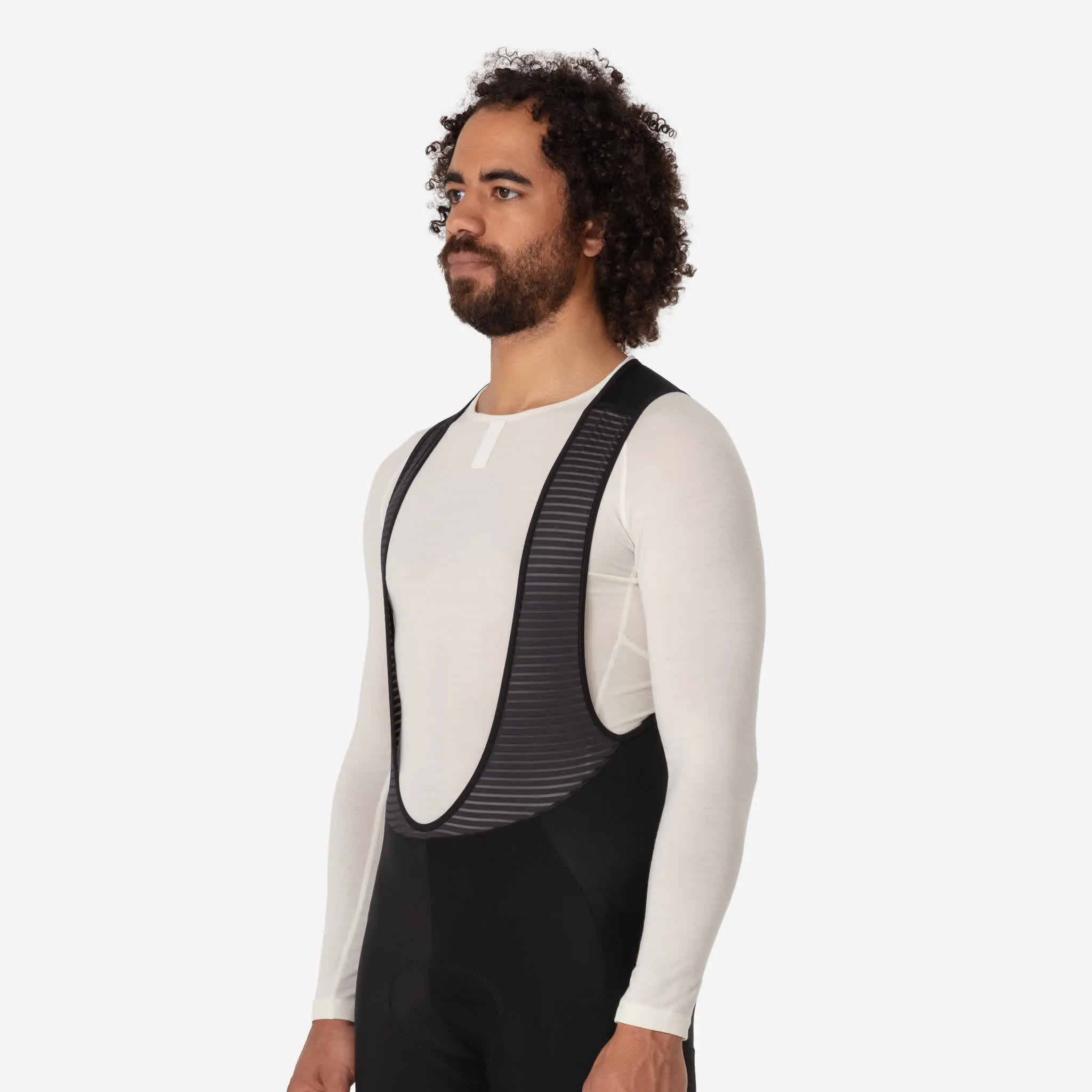 RAPHA Merino Base Layer Long Sleeve - Cream/White - Image 4