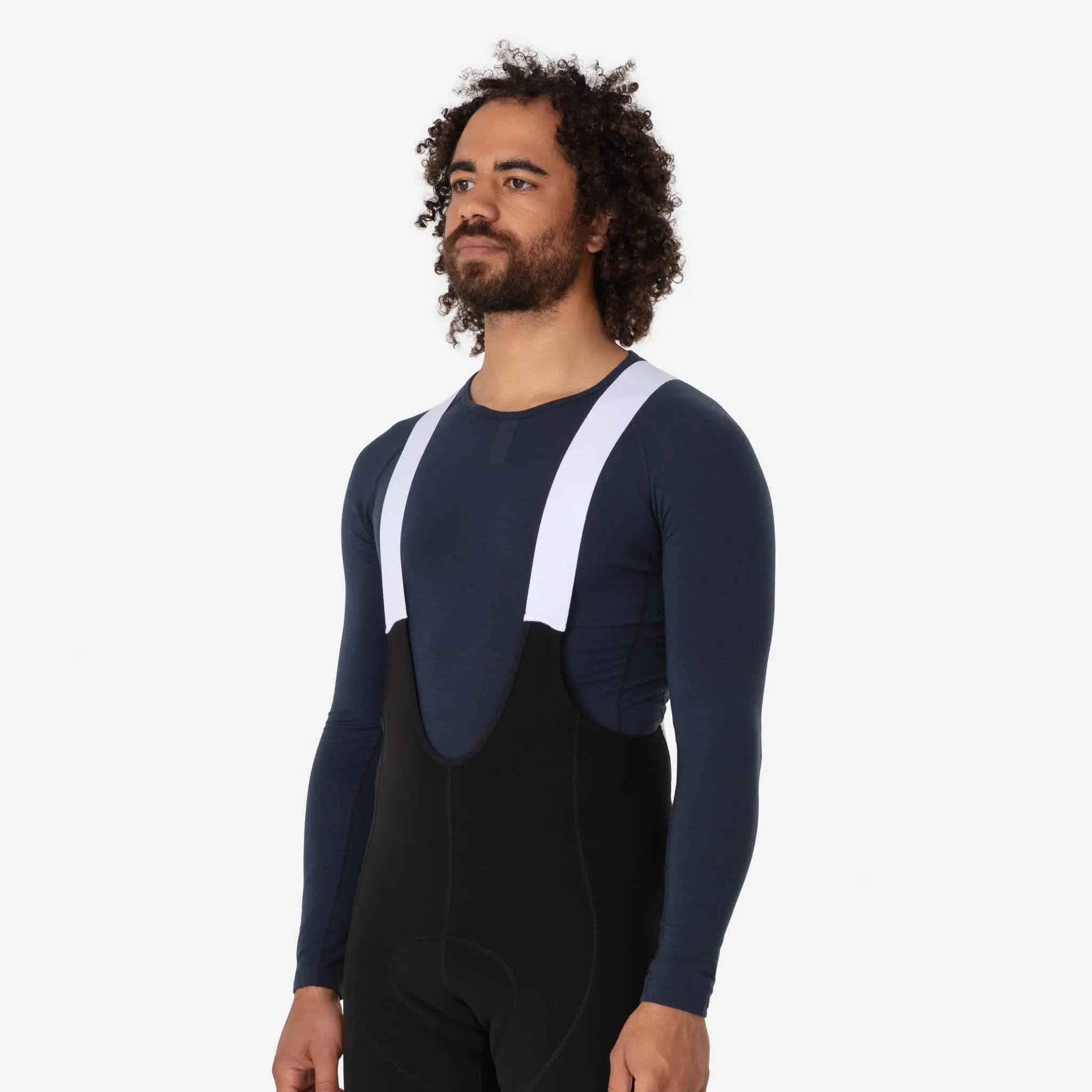 RAPHA Merino Base Layer Long Sleeve - Dark Navy - Image 4