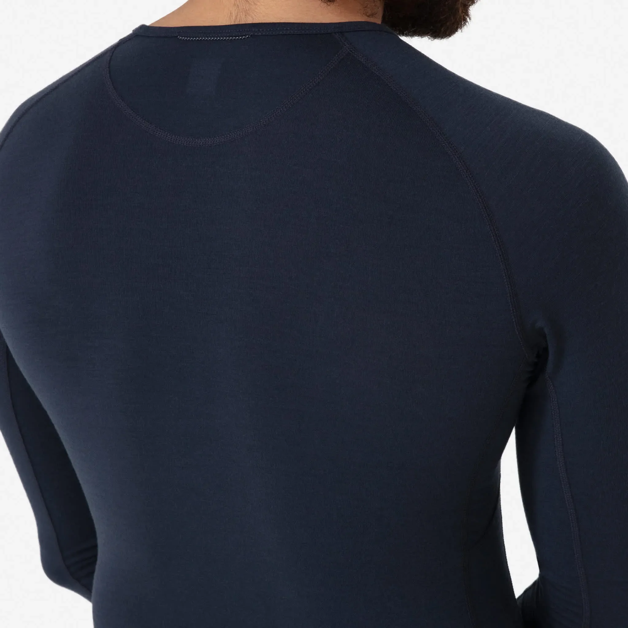 RAPHA Merino Base Layer Long Sleeve - Dark Navy - Image 6