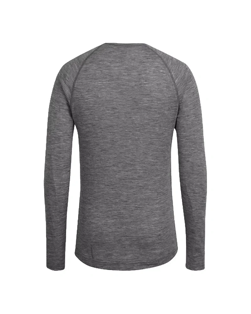 RAPHA Merino Base Layer Long Sleeve - Grey - Image 2