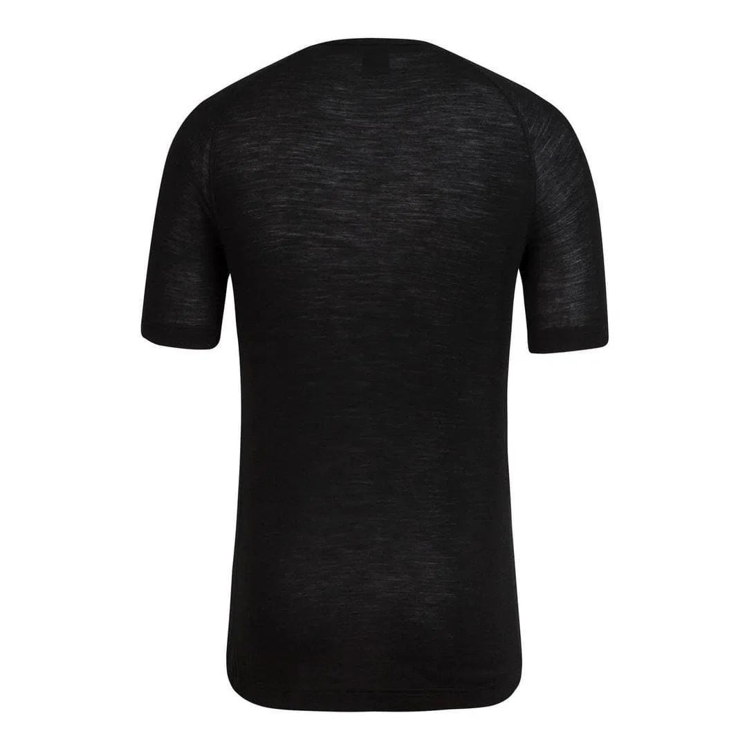 RAPHA Merino Base Layer Short Sleeve - Black - Image 2