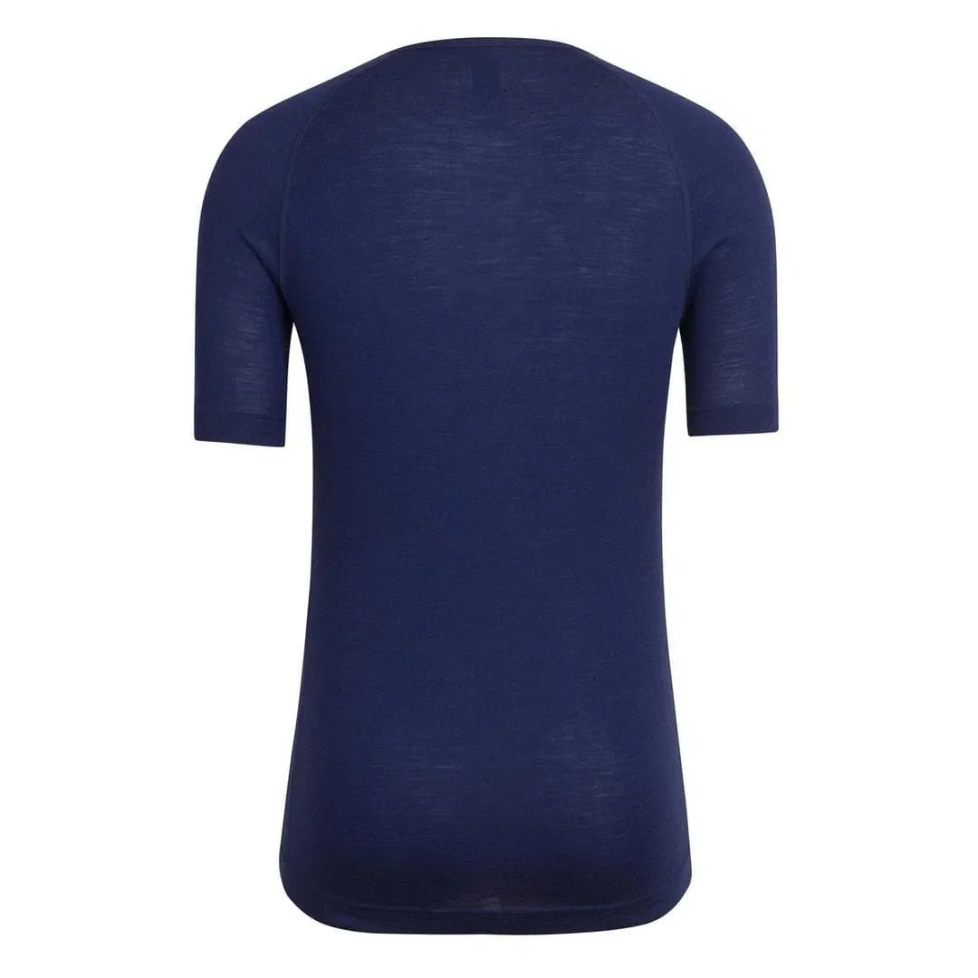 RAPHA Merino Base Layer Short Sleeve - Navy - Image 2