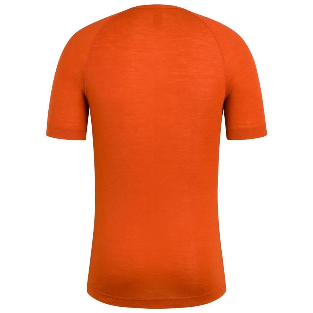 RAPHA Merino Base Layer Short Sleeve - RTR Terracotta - Image 2