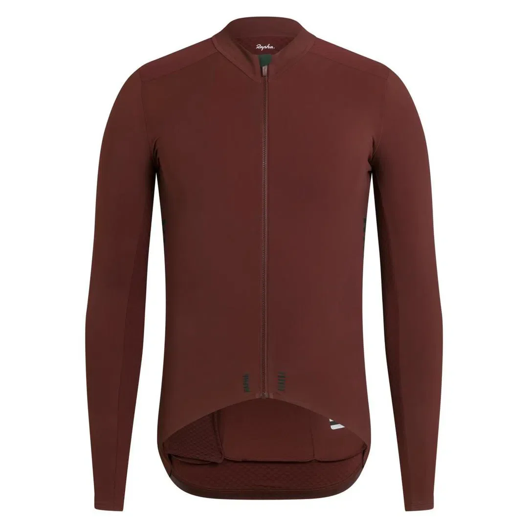RAPHA Pro Team Aero Jersey Long Sleeve - Brown - Image 3