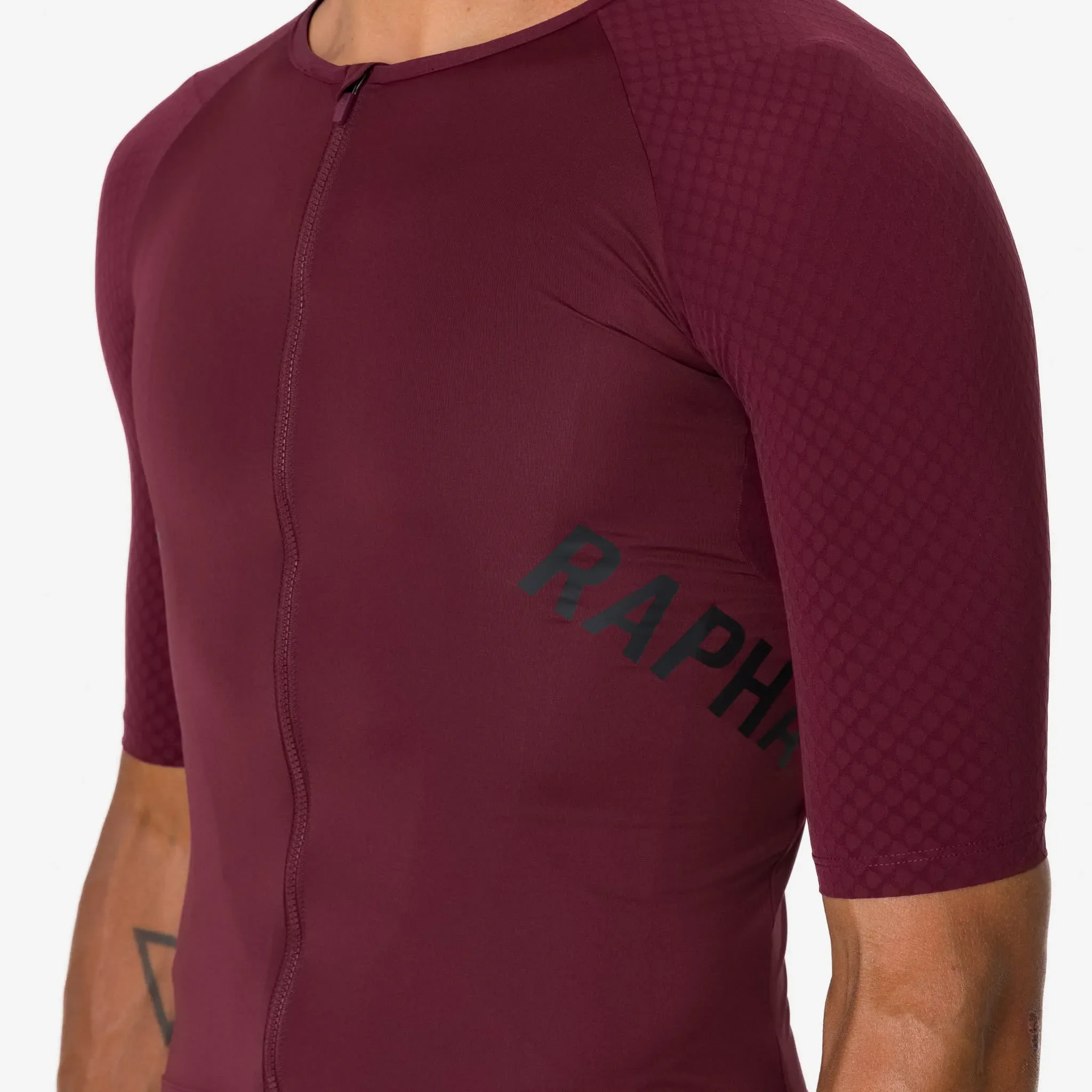 RAPHA Pro Team Aero Jersey - Port/Black - Image 3