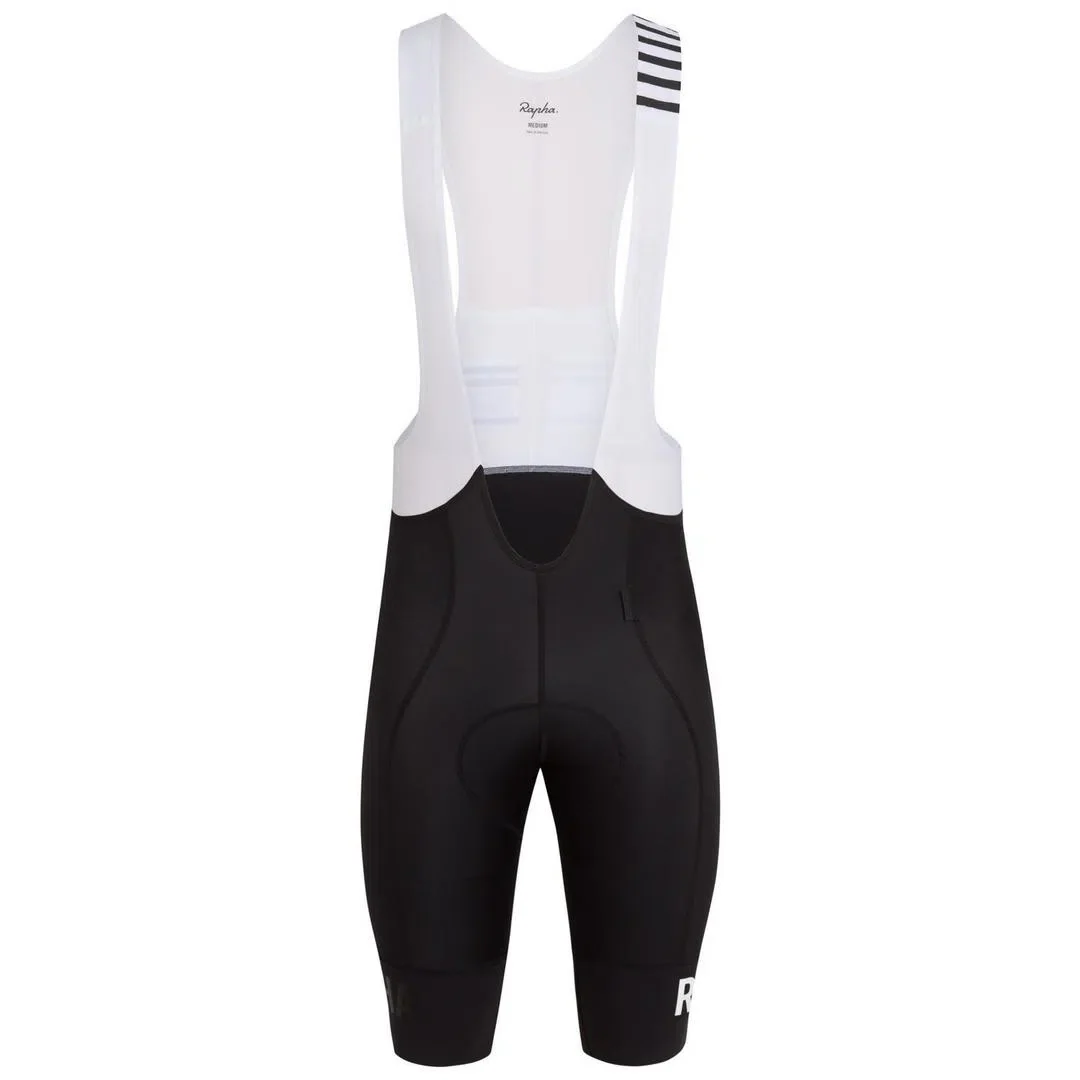 RAPHA Pro Team Bib Shorts II Long - BLW Black/White - Image 3