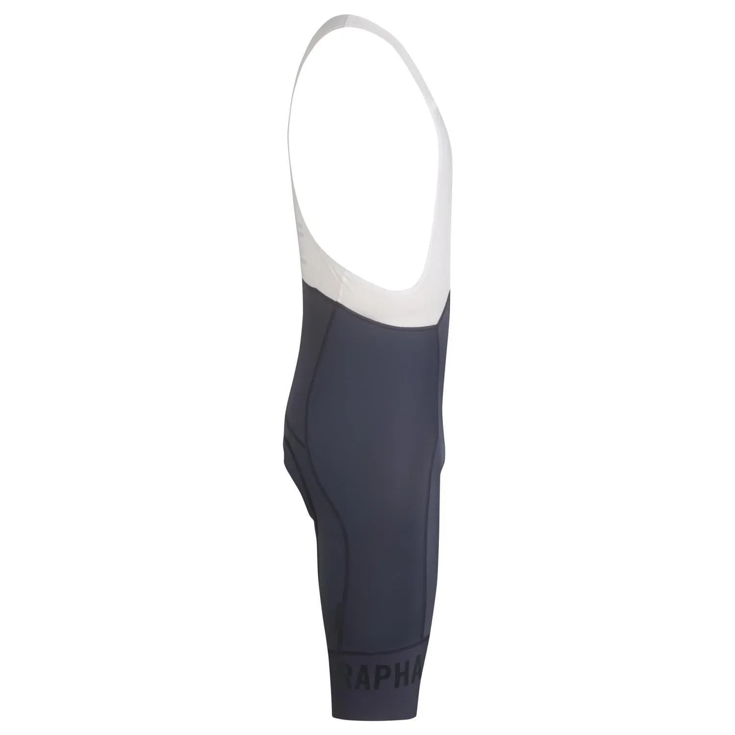 RAPHA Pro Team Bib Shorts II Long - IID Dark Grey/White - Image 4