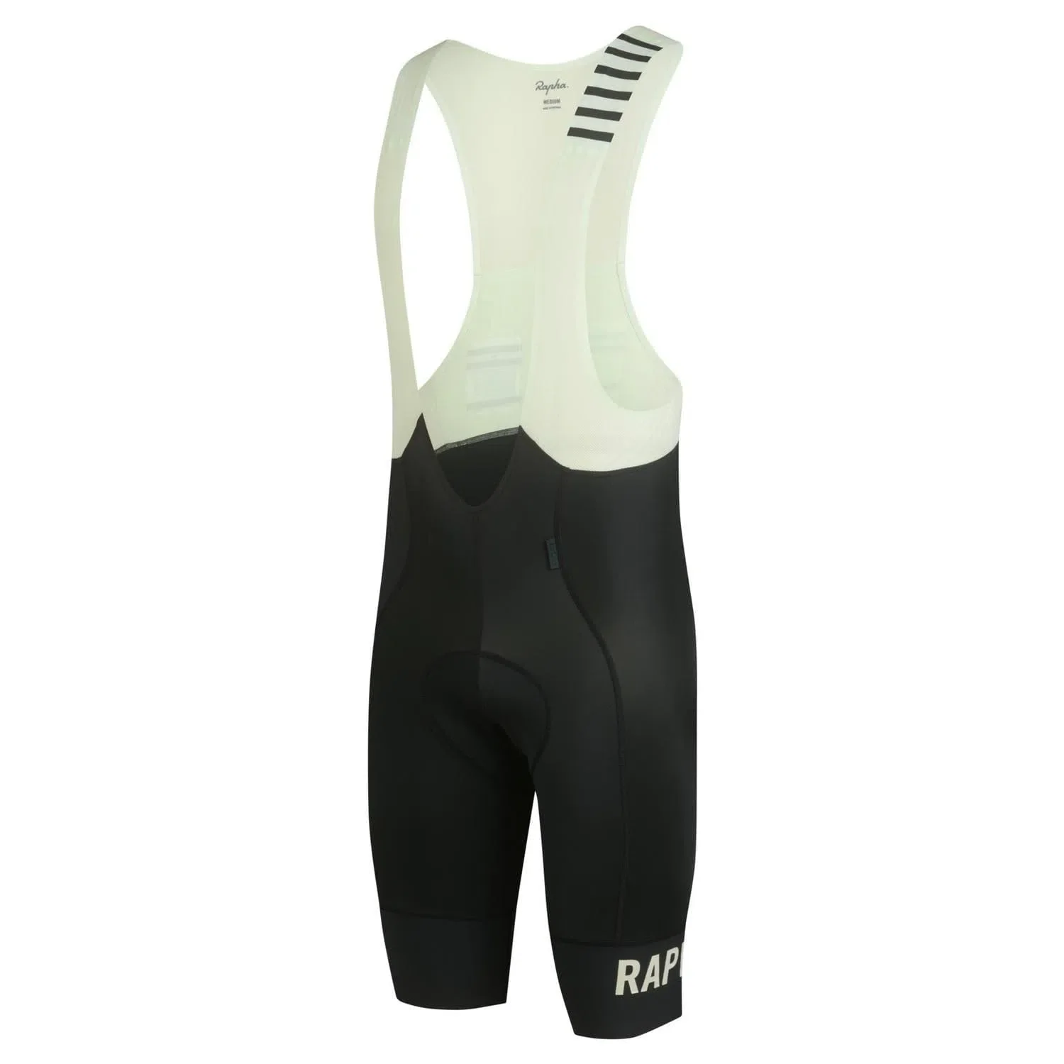 RAPHA Pro Team Bib Shorts II Long - JLC Deep Green/Light Green - Image 3