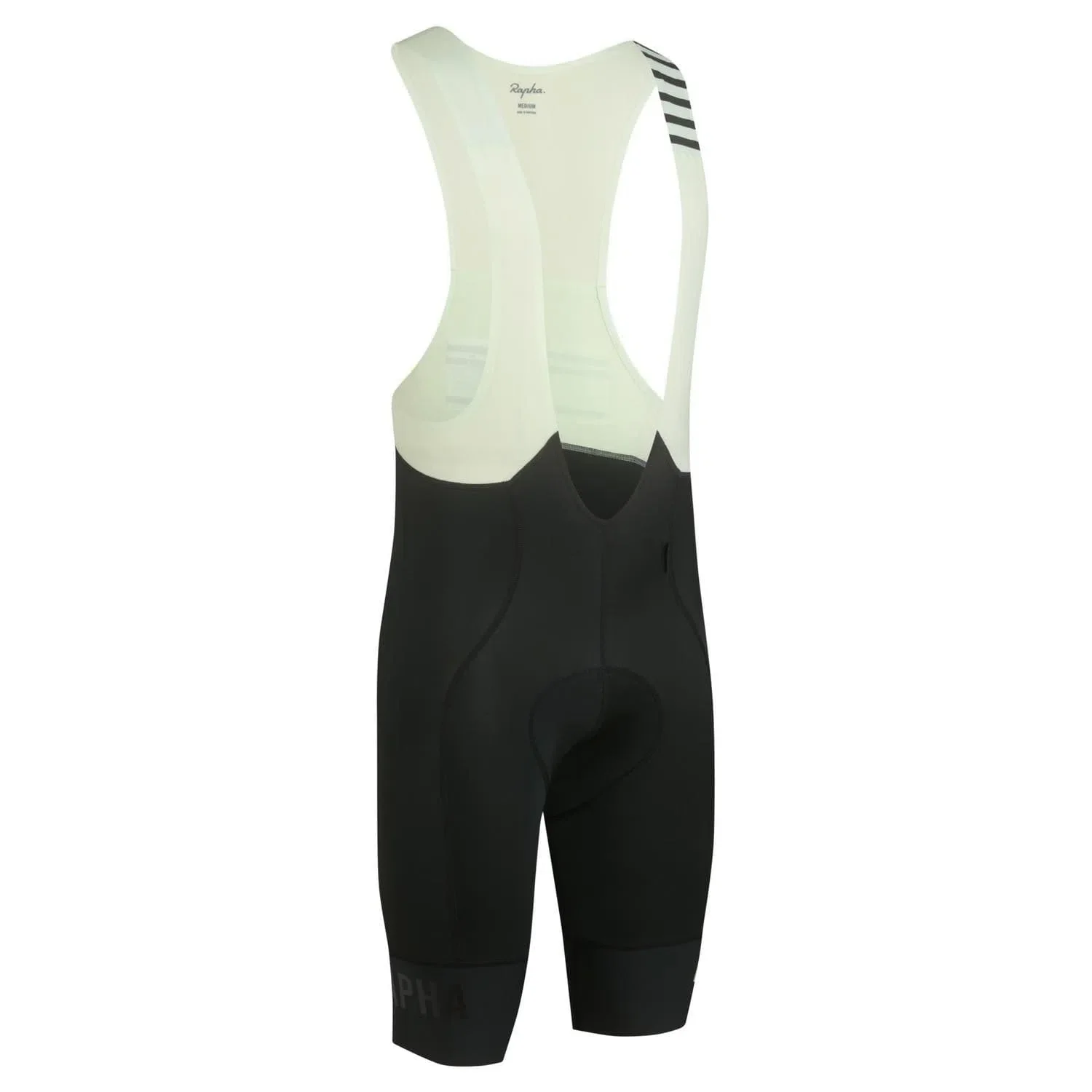 RAPHA Pro Team Bib Shorts II Long - JLC Deep Green/Light Green - Image 5