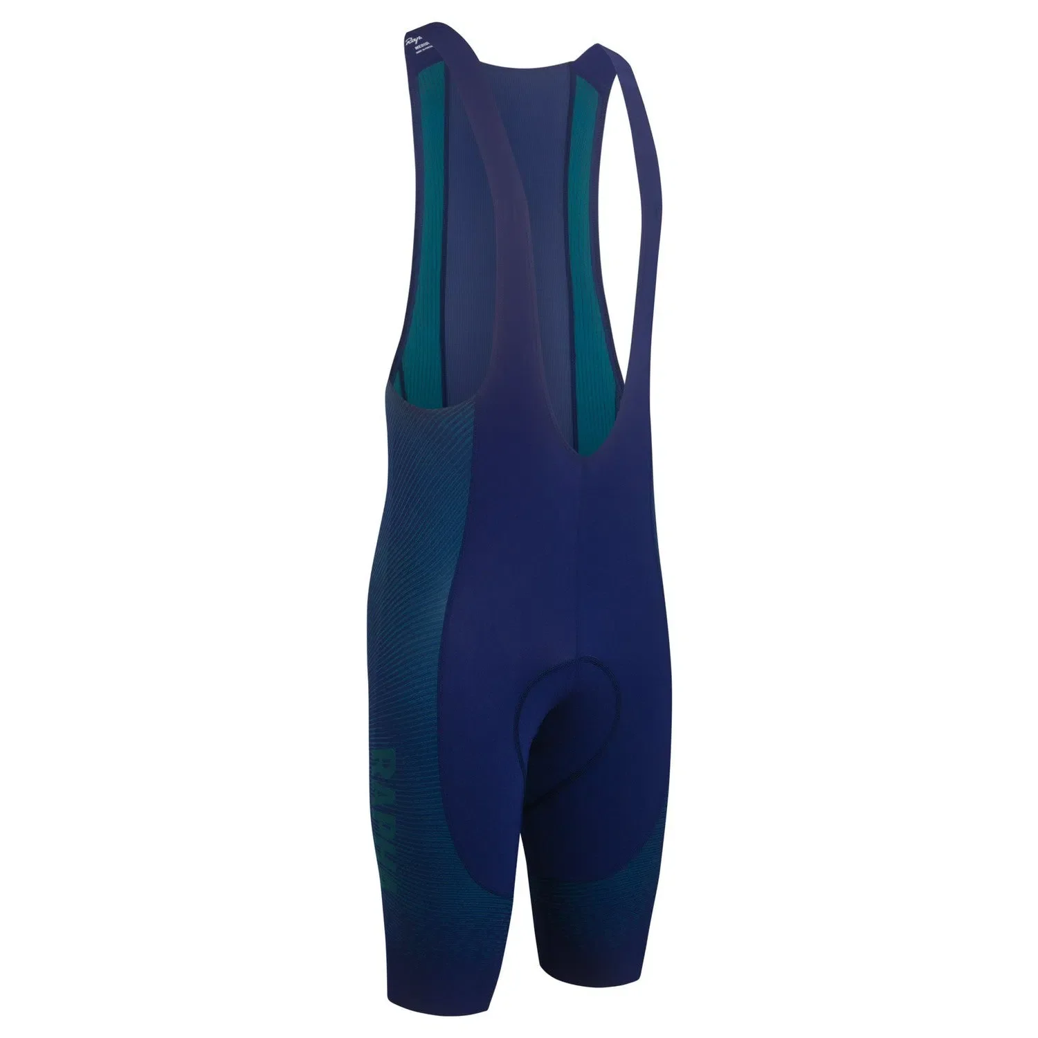 RAPHA Pro Team Bib Shorts PowerWeave - MUG Navy/Green - Image 5
