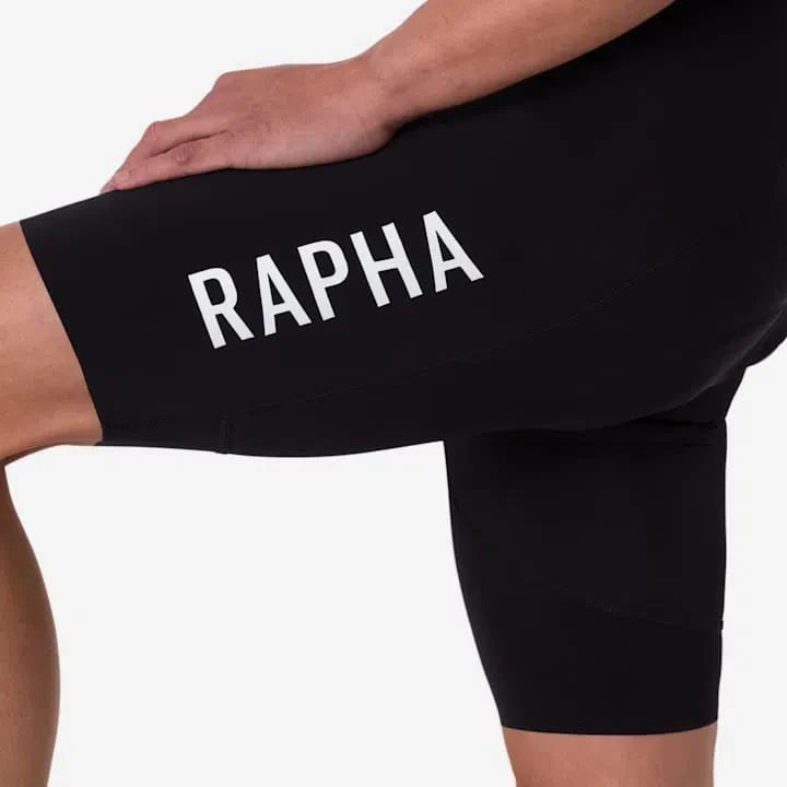 RAPHA Pro Team Bib Shorts III Regular - BLW Black/White - Image 7