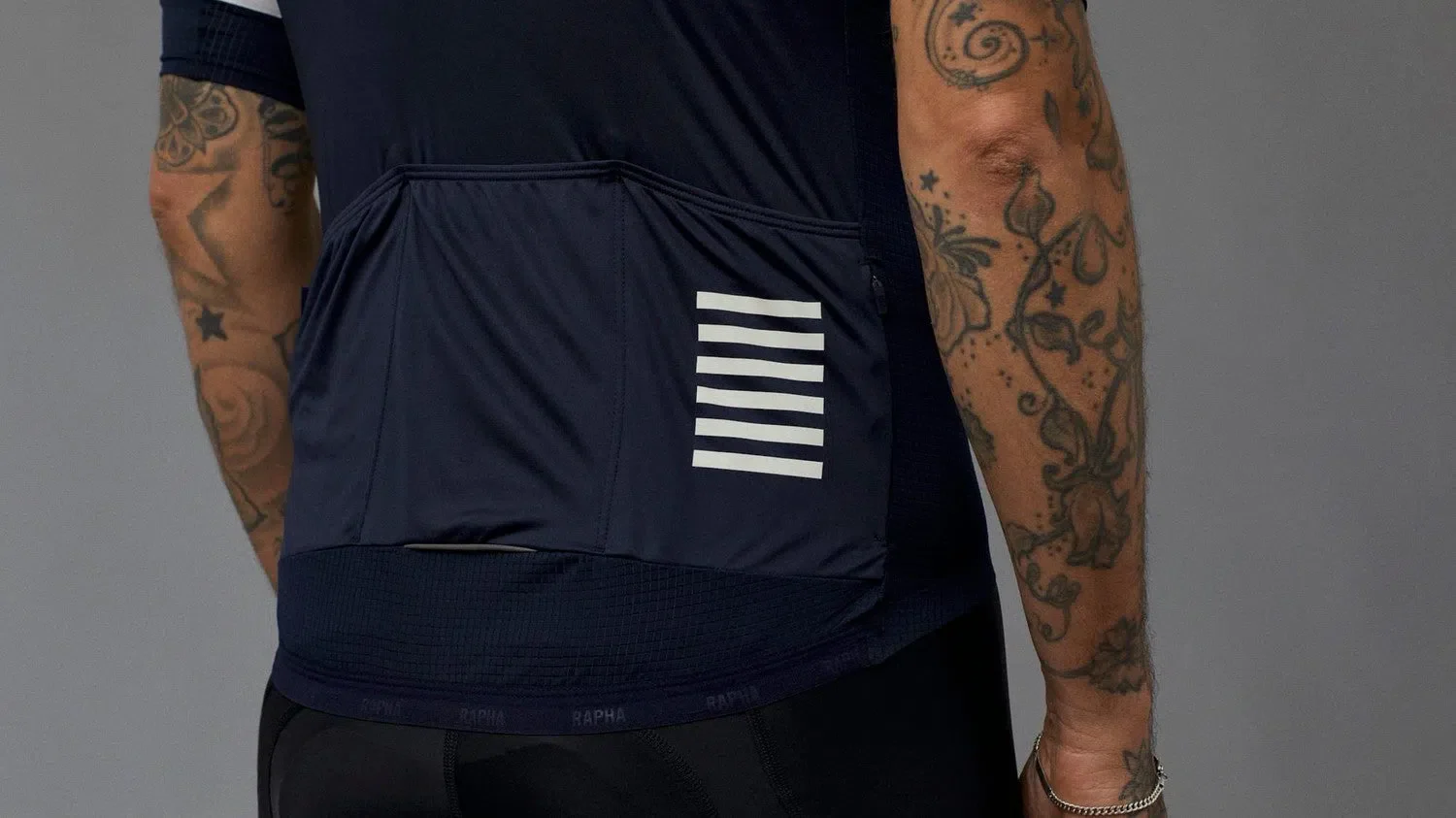 RAPHA Pro Team Flyweight Jersey - DNW Dark Navy/White - Image 3