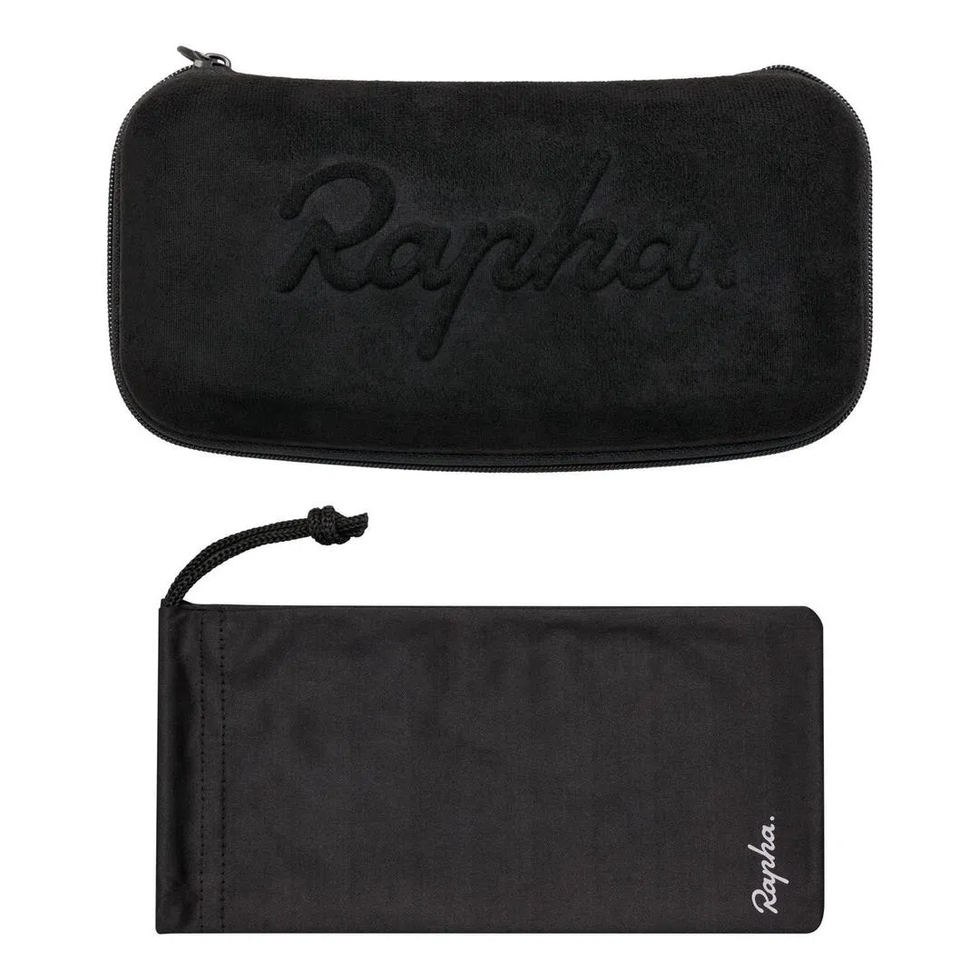 RAPHA Pro Team Frameless Glasses - BLK Black/Black Mirror Lens - Image 8