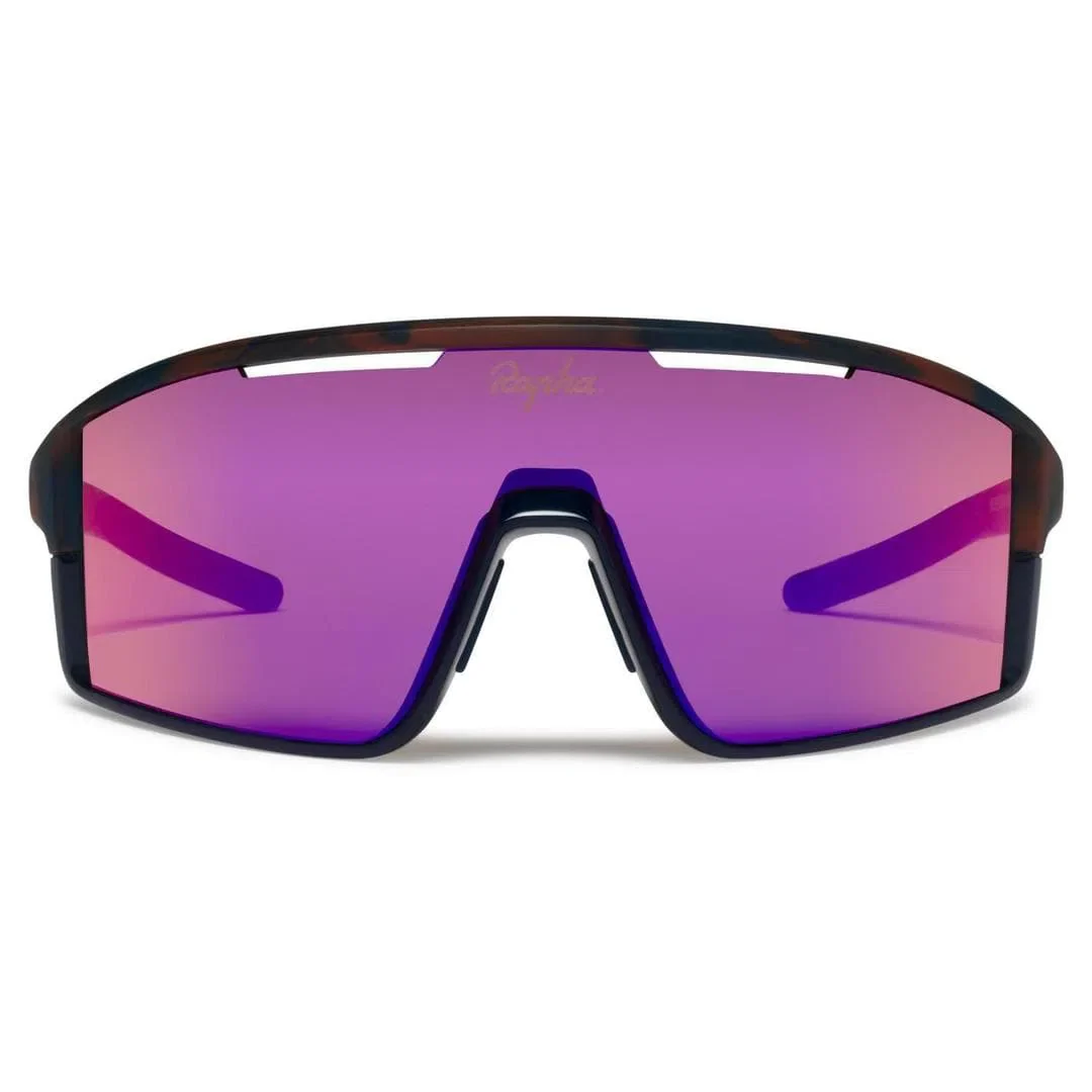 RAPHA Pro Team Full Frame Glasses - APB Purple/Navy Blue Lens