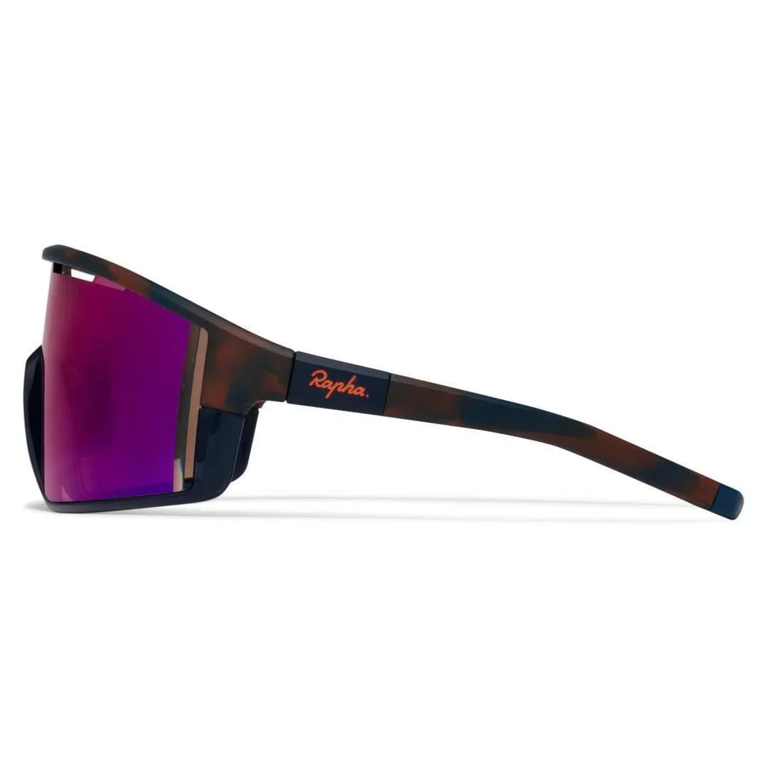 RAPHA Pro Team Full Frame Glasses - APB Purple/Navy Blue Lens - Image 3