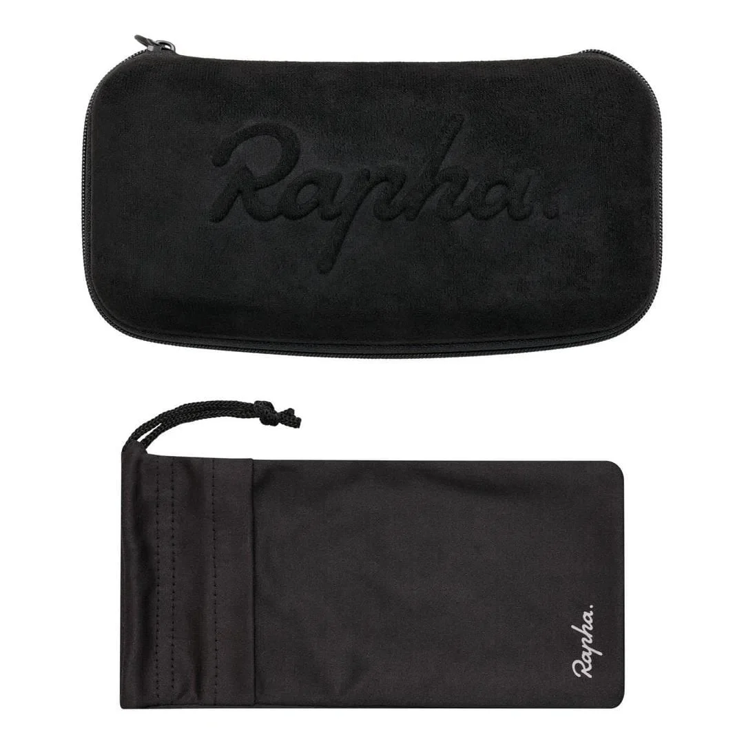 RAPHA Pro Team Full Frame Glasses - BLK Black/Black Mirror Lens - Image 4