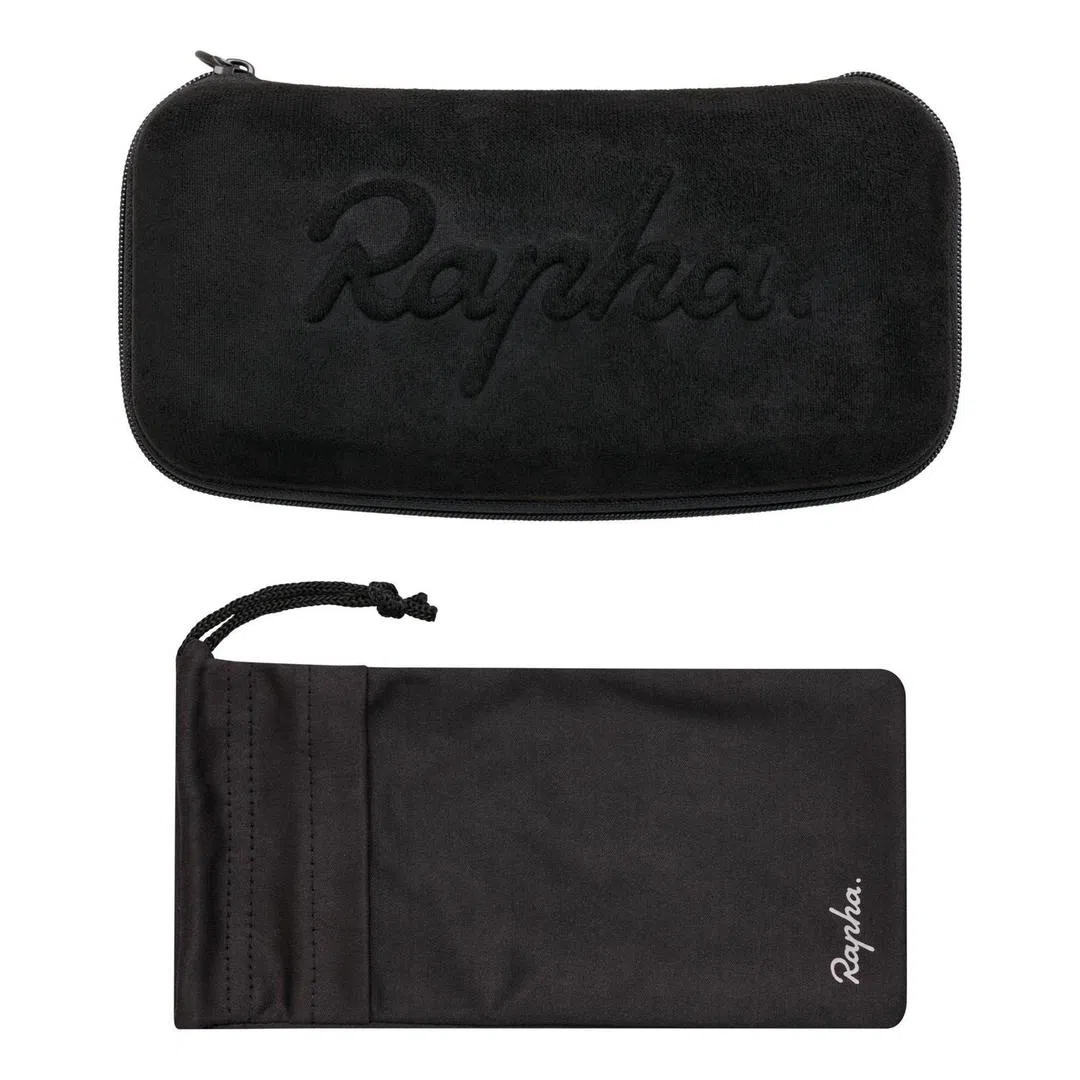 RAPHA Pro Team Full Frame Glasses - BLK Black/Black Mirror Lens - Image 8