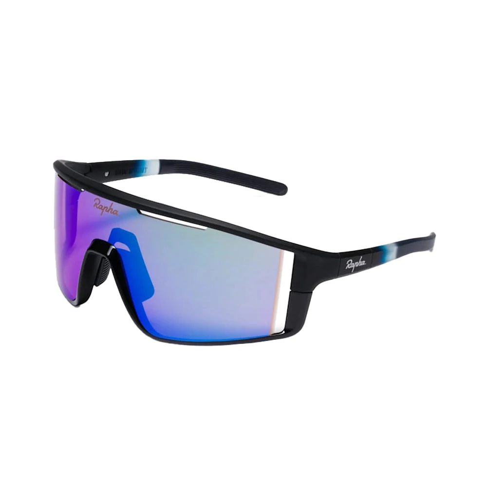 RAPHA Pro Team Full Frame Glasses - DNY Dark Navy/ Purple Green Lens - Image 2