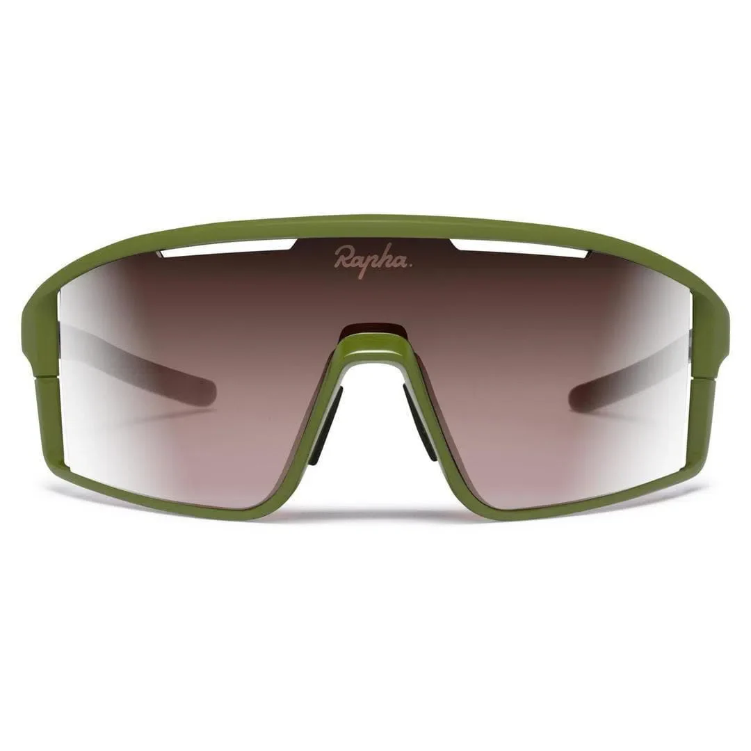 RAPHA Pro Team Full Frame Glasses - MMC Green/Light Grey