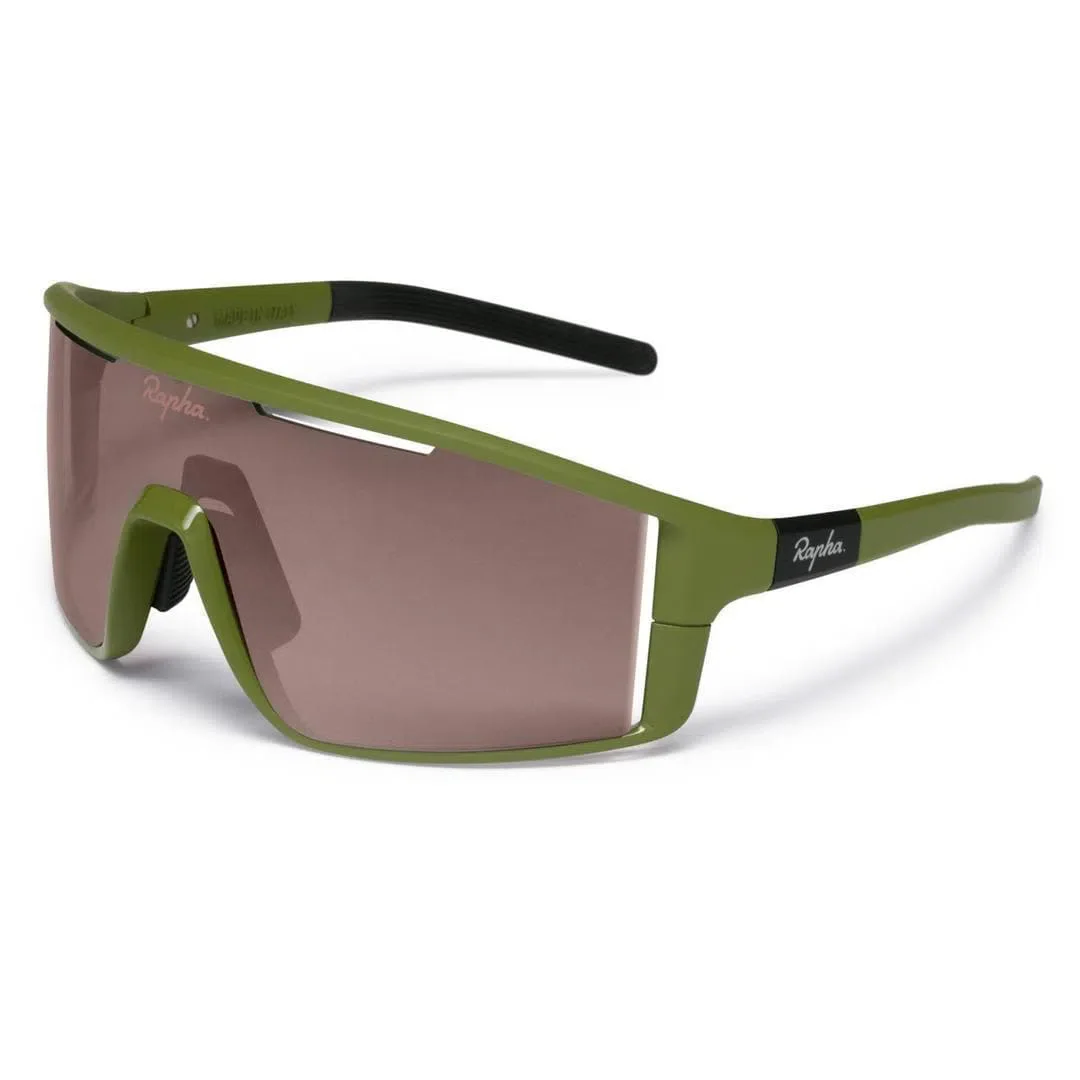 RAPHA Pro Team Full Frame Glasses - MMC Green/Light Grey - Image 2