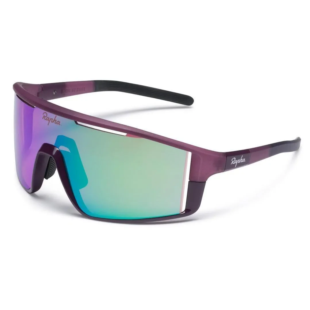 RAPHA Pro Team Full Frame Glasses - VPL Violet/Purple Green Lens - Image 2