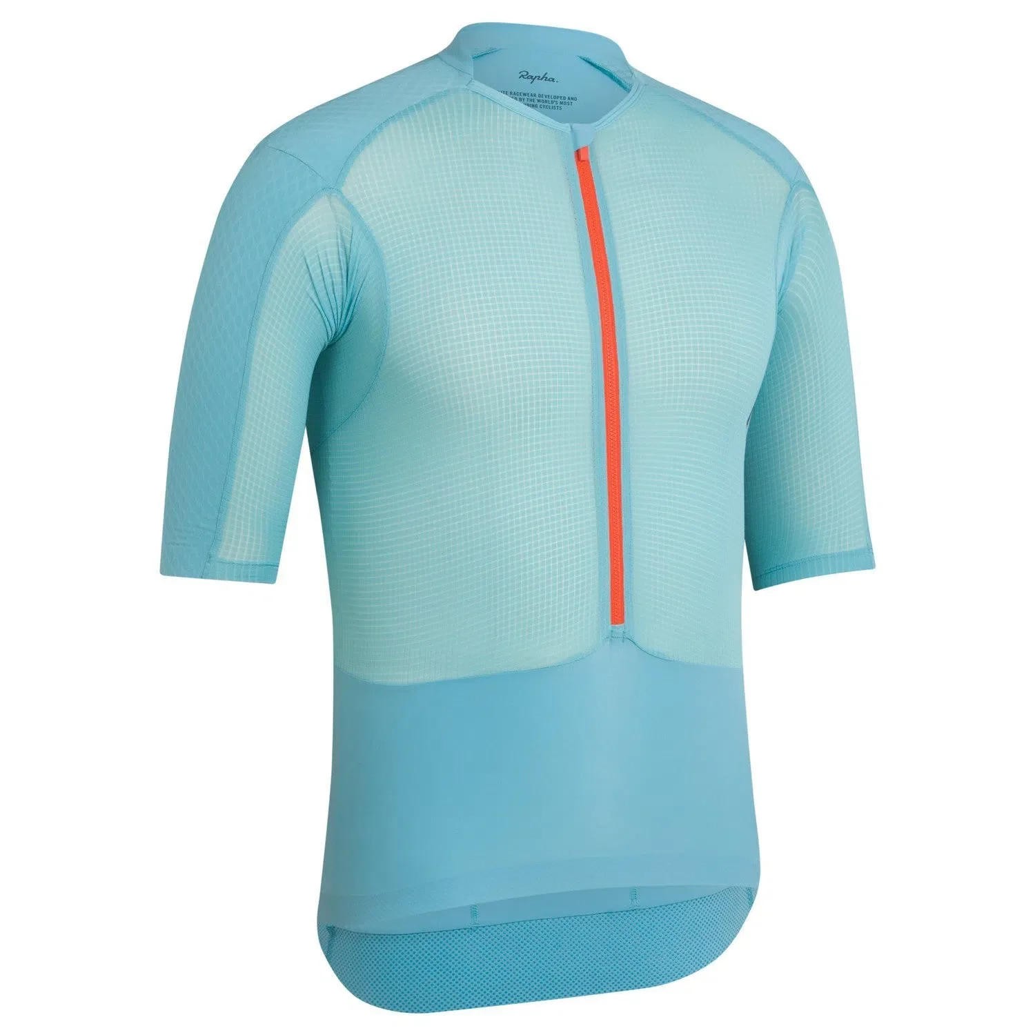 RAPHA Pro Team Gravel Jersey - SWP Light Teal/Dark Orange - Image 3