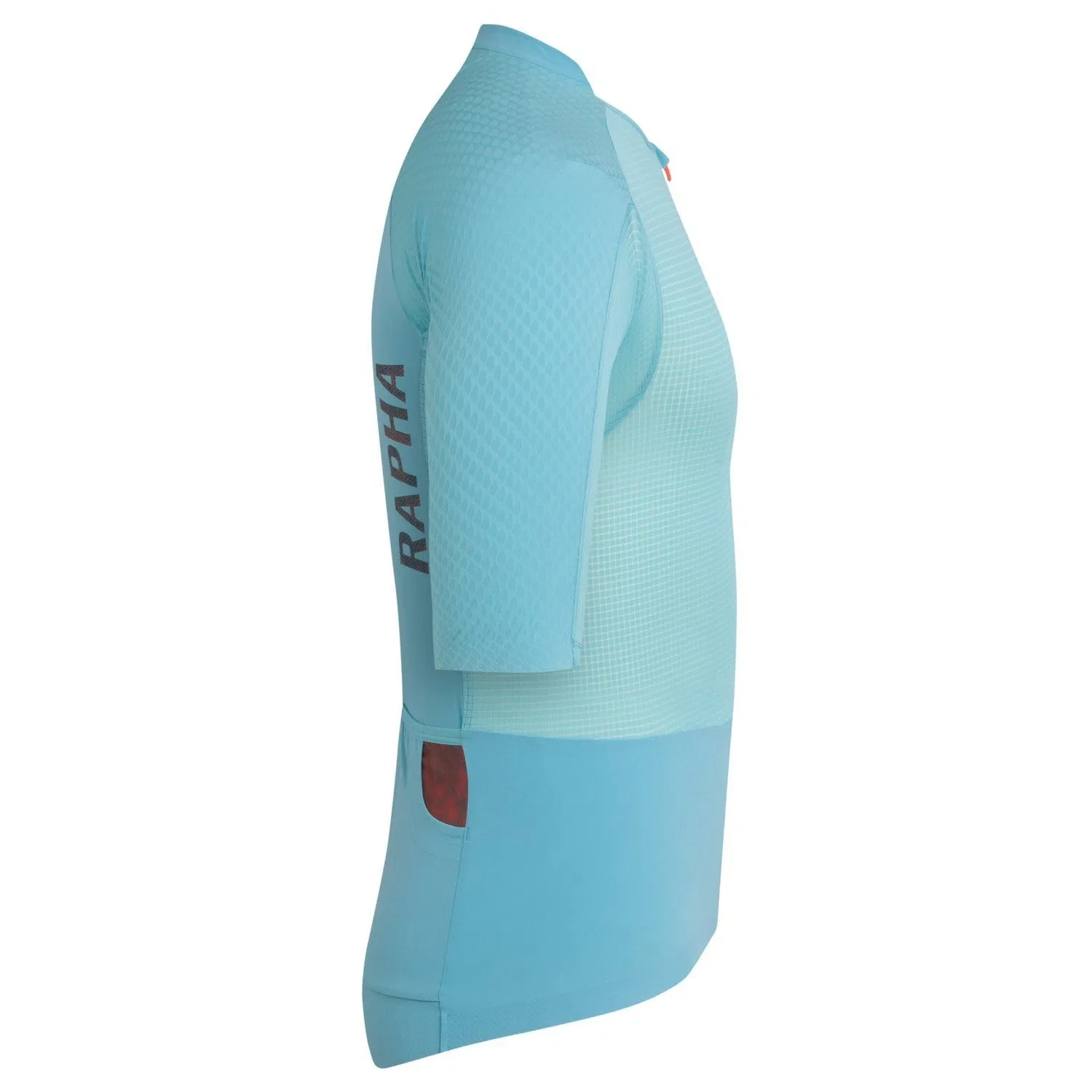 RAPHA Pro Team Gravel Jersey - SWP Light Teal/Dark Orange - Image 6