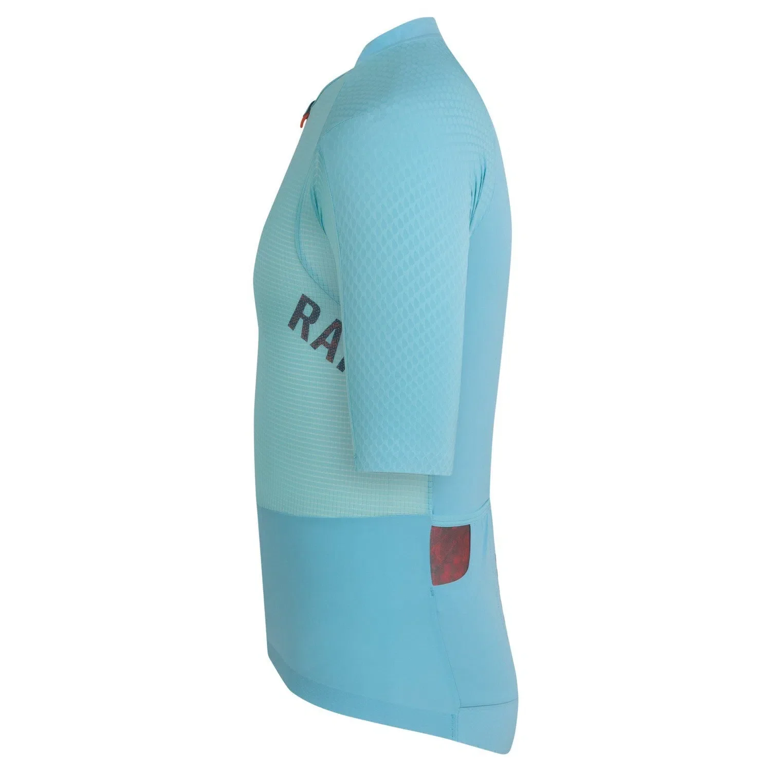 RAPHA Pro Team Gravel Jersey - SWP Light Teal/Dark Orange - Image 7