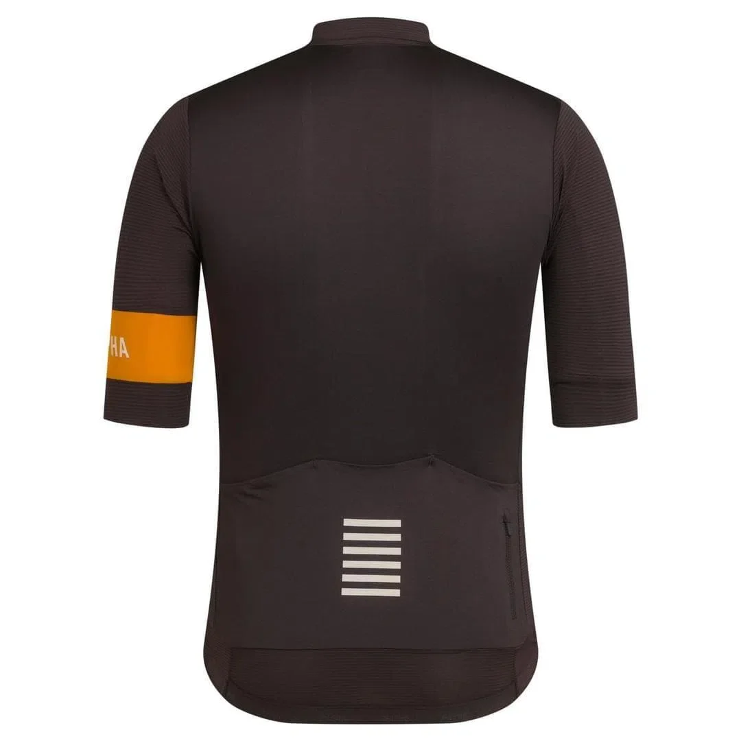 RAPHA Pro Team Jersey - ETC Brown/Mustard - Image 3