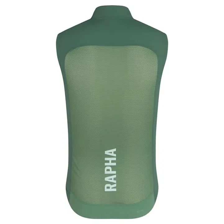 RAPHA Pro Team Lightweight Gilet - MSG Dark Green/Pale Green - Image 2