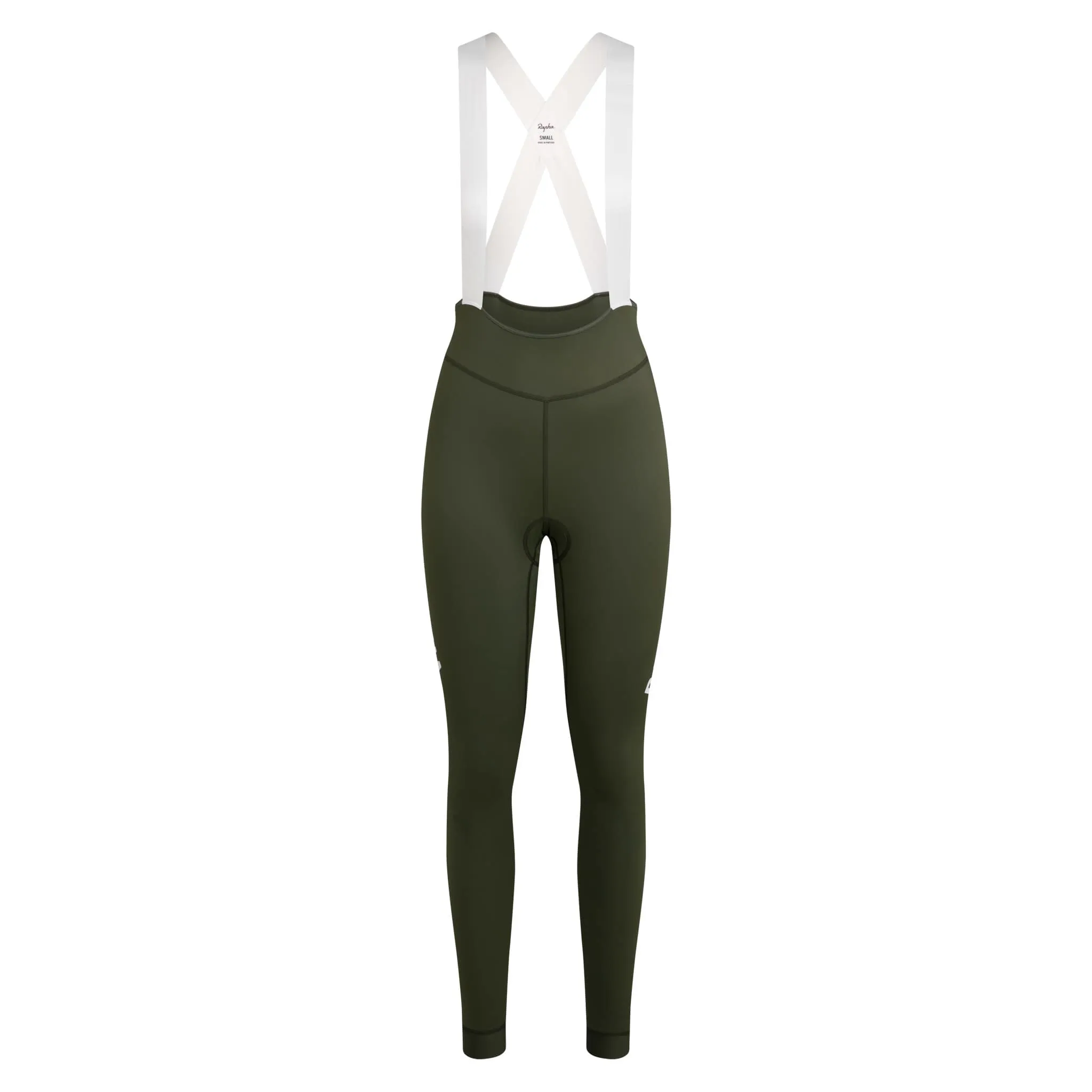 RAPHA Pro Team Lightweight Women Bib Tights - DDW Dark Green/White - Image 5