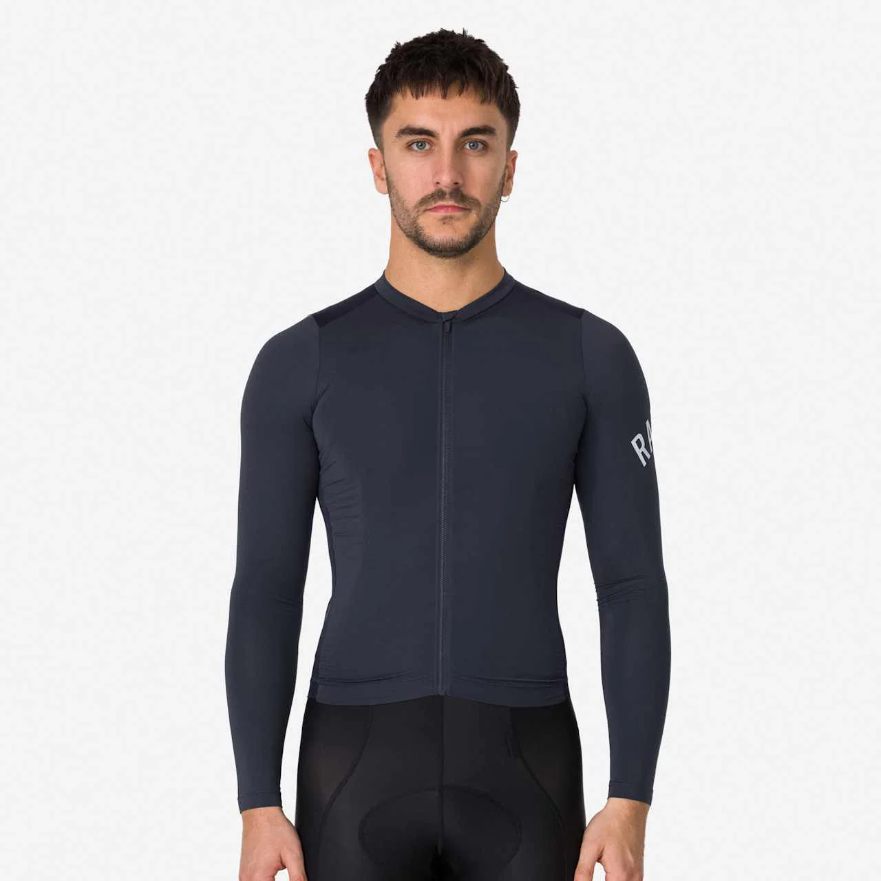 RAPHA Pro Team Long Sleeve Lightweight Jersey - ISK Dark Grey/Dark Navy - Image 5