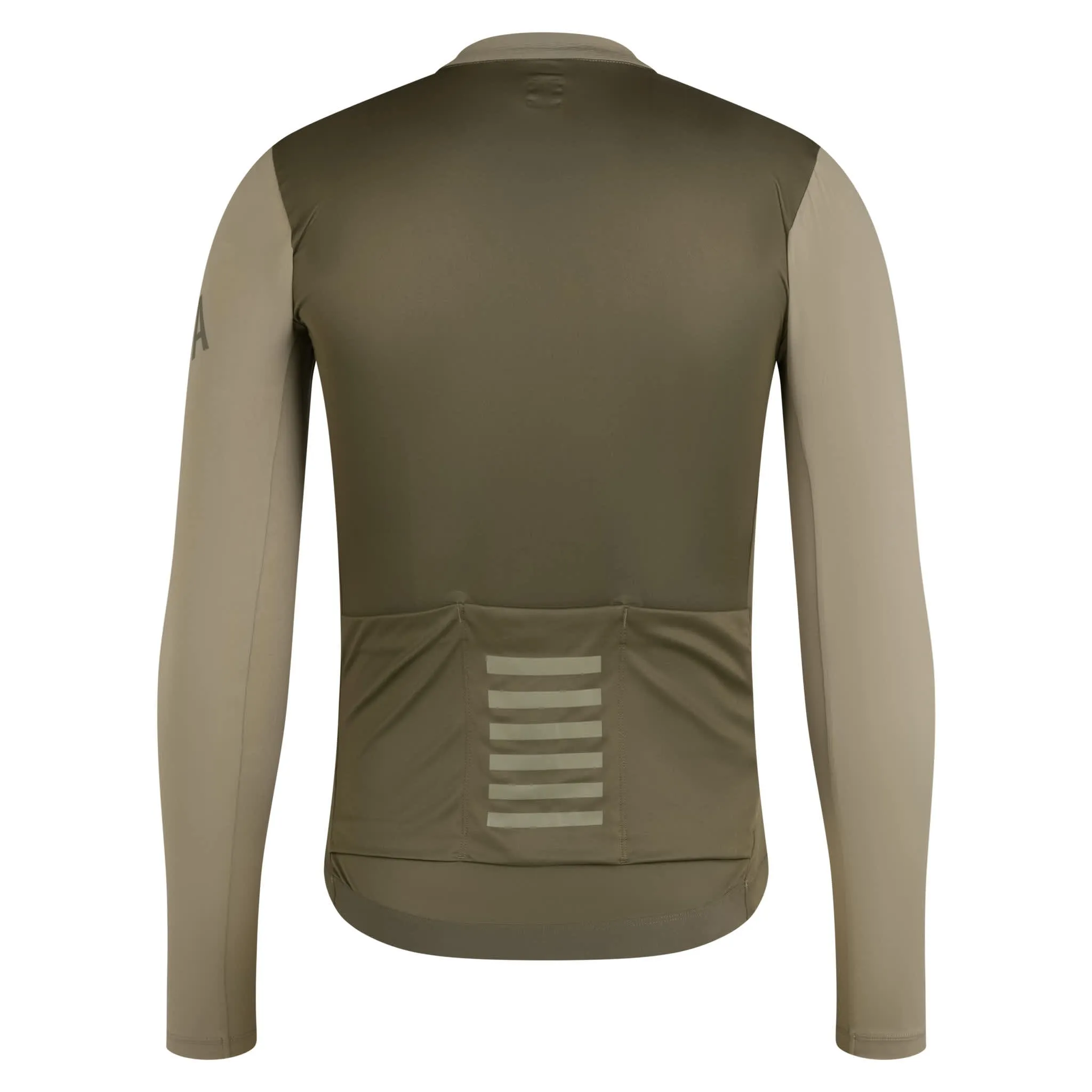 RAPHA Pro Team Long Sleeve Lightweight Jersey - VKL Khaki/Moss Green - Image 2