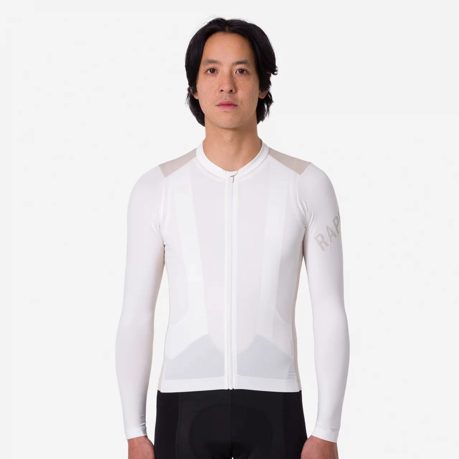 RAPHA Pro Team Long Sleeve Lightweight Jersey - WAS White Allysum/ Silver Grey - Image 3