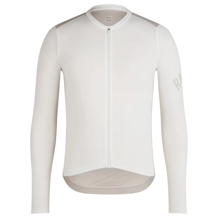 RAPHA Pro Team Long Sleeve Lightweight Jersey - WAS White Allysum/ Silver Grey - Image 5