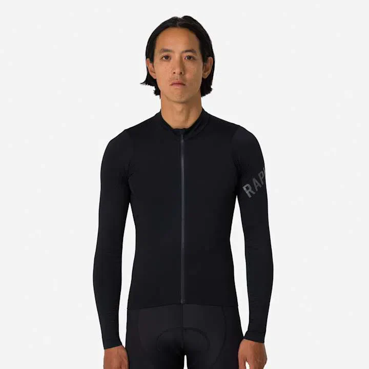 RAPHA Pro Team Long Sleeve Midweight Jersey - BLW Black/White - Image 3
