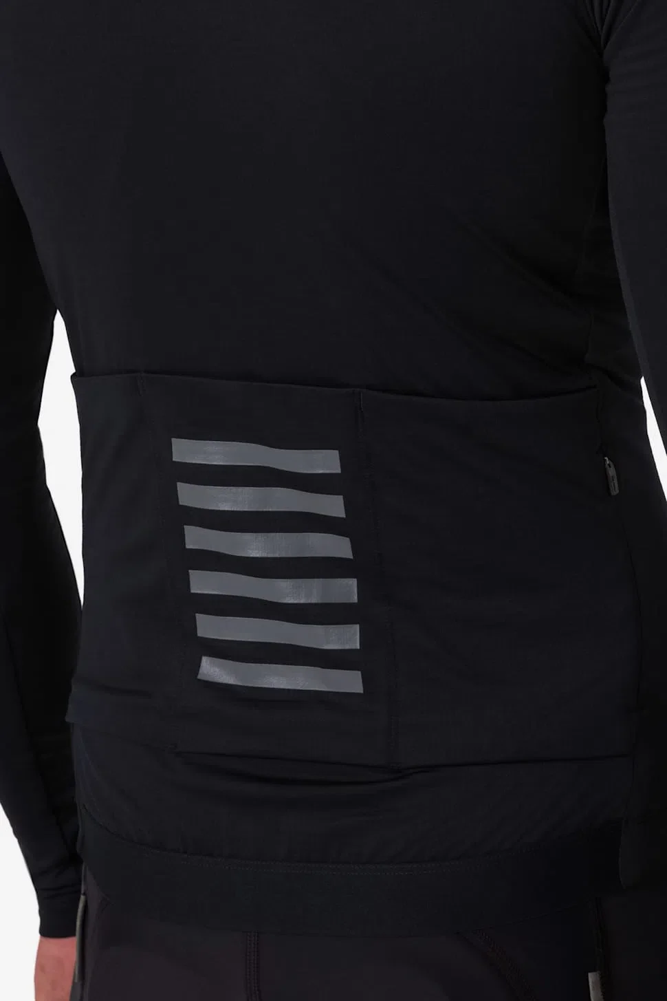 RAPHA Pro Team Long Sleeve Midweight Jersey - BLW Black/White - Image 8
