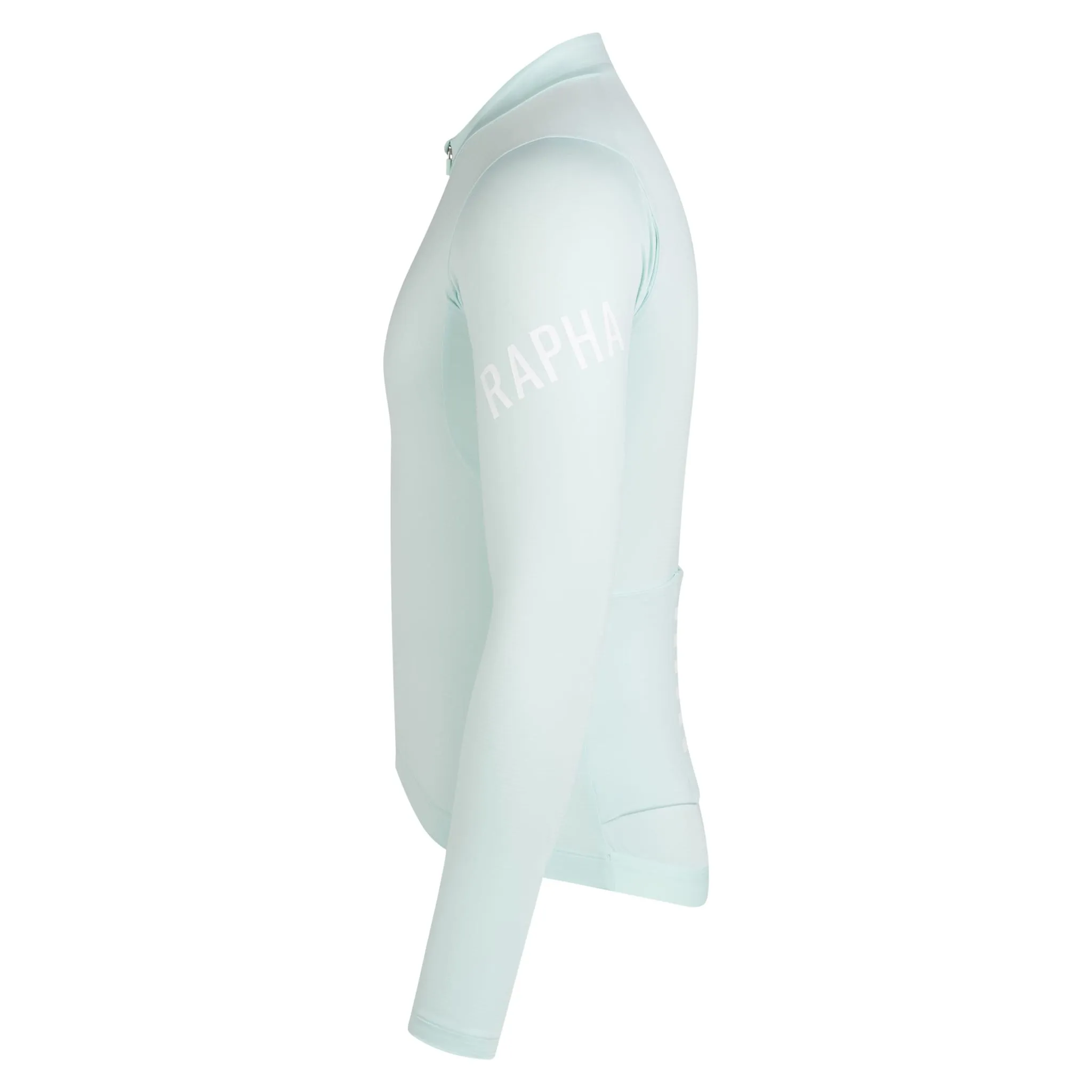 RAPHA Pro Team Long Sleeve Midweight Jersey - FAW Aqua/White - Image 3