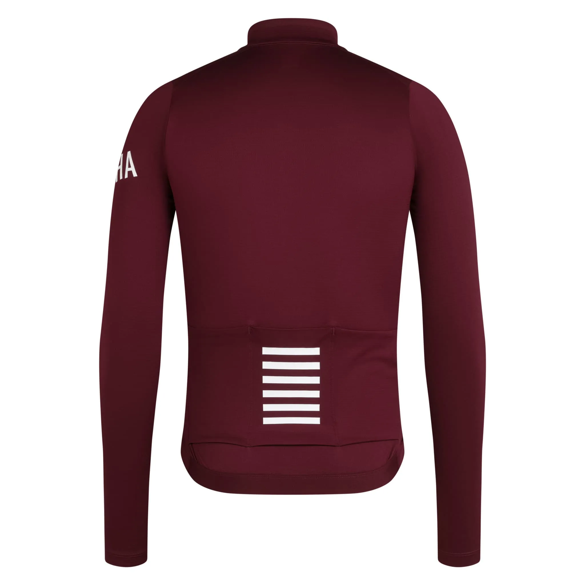 RAPHA Pro Team Long Sleeve Midweight Jersey - PRY Port/White - Image 2