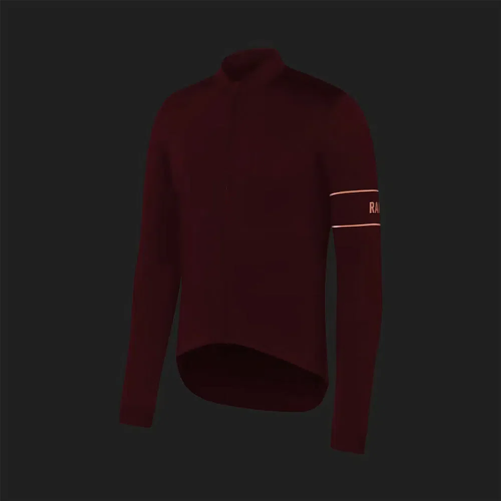 RAPHA Pro Team Long Sleeve Thermal Jersey AW2023 - BFS Dark Red - Image 5